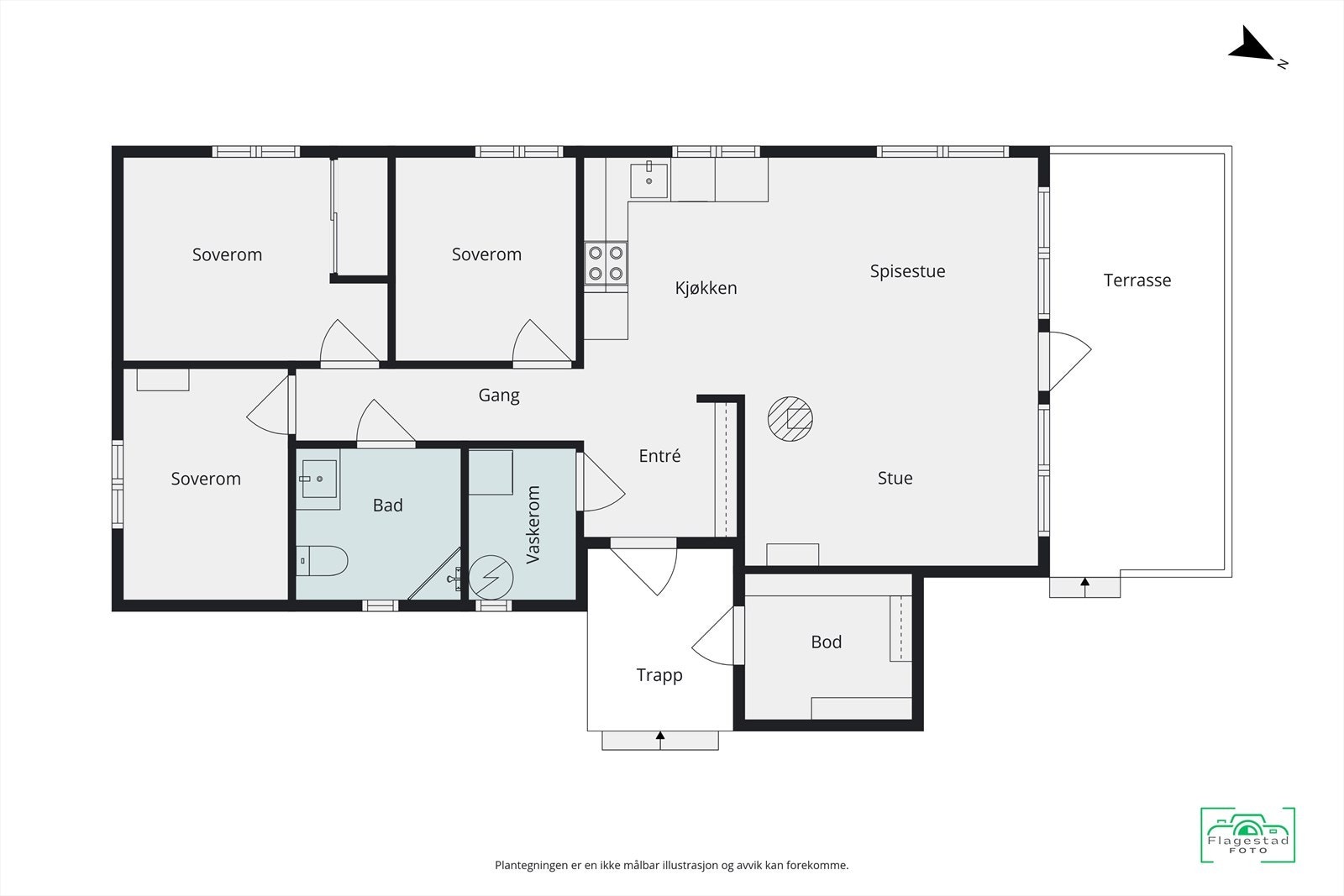 Plantegning Galleribilde