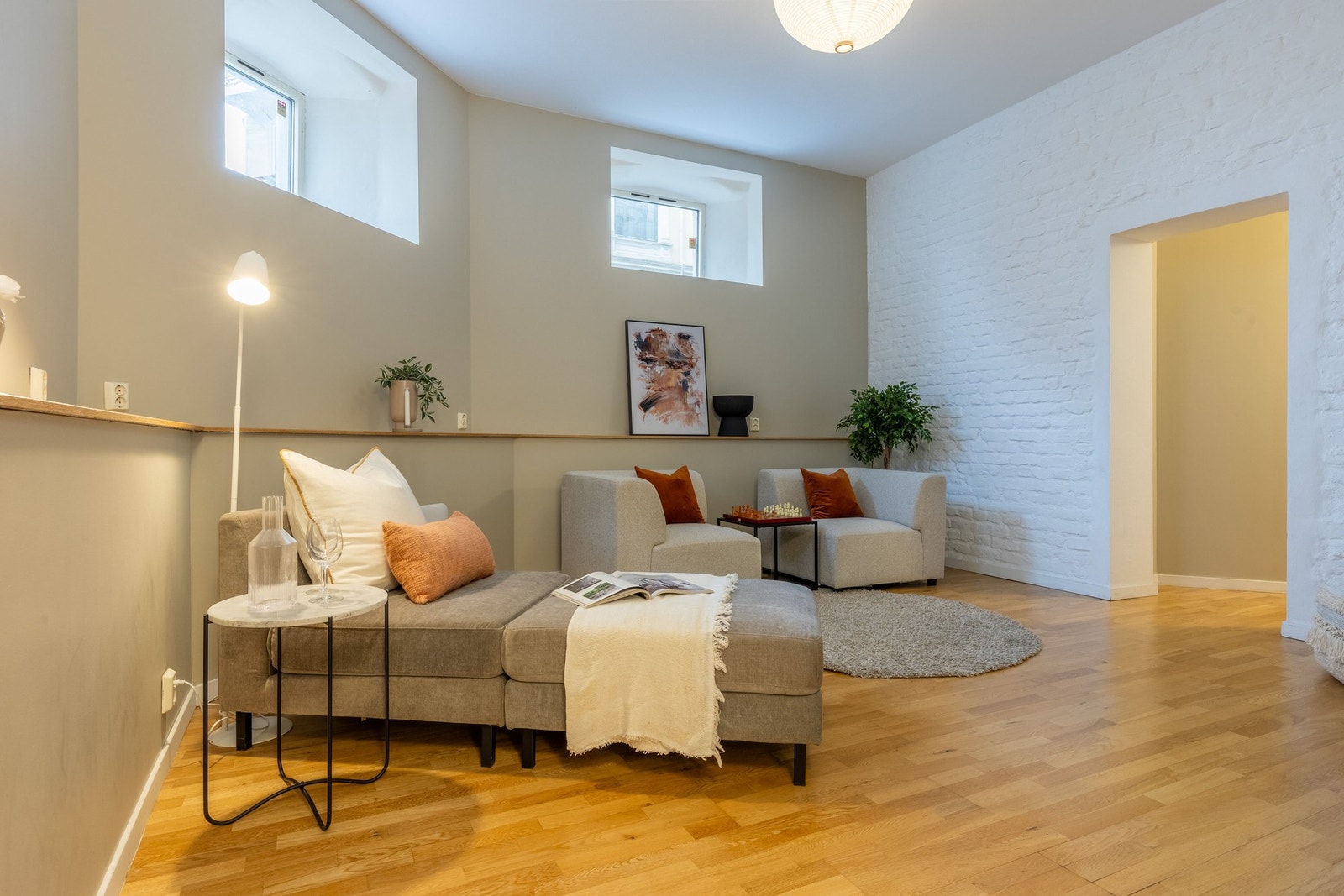 Takhøyden er målt til ca. 3.12 m. Galleribilde