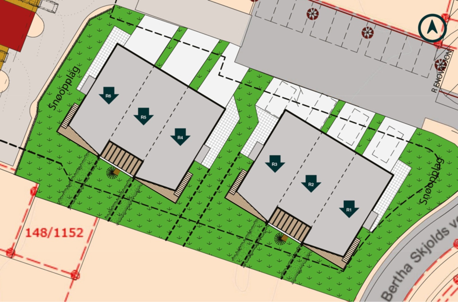 Utomhusplan Galleribilde