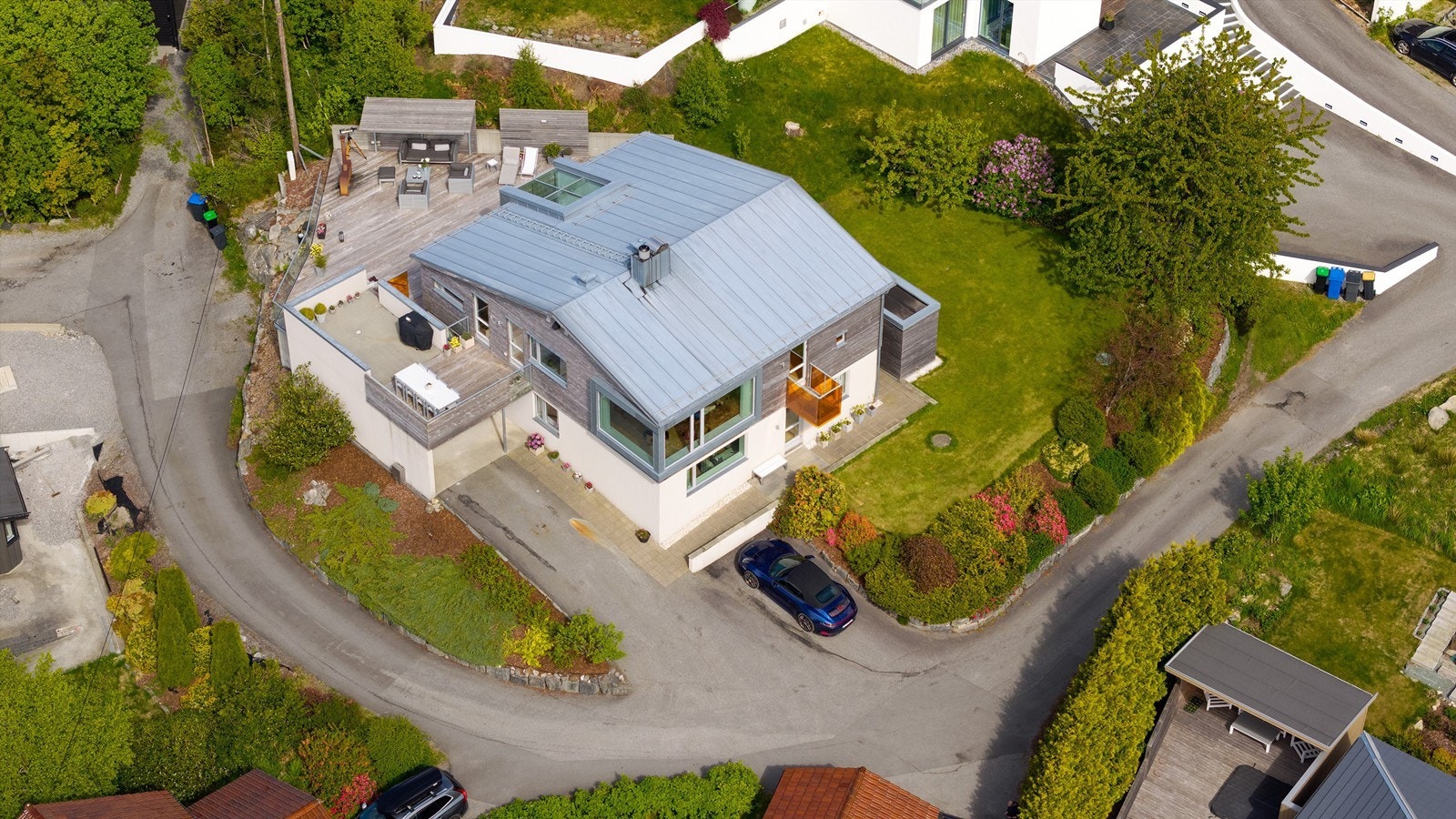 Dronebilde Galleribilde