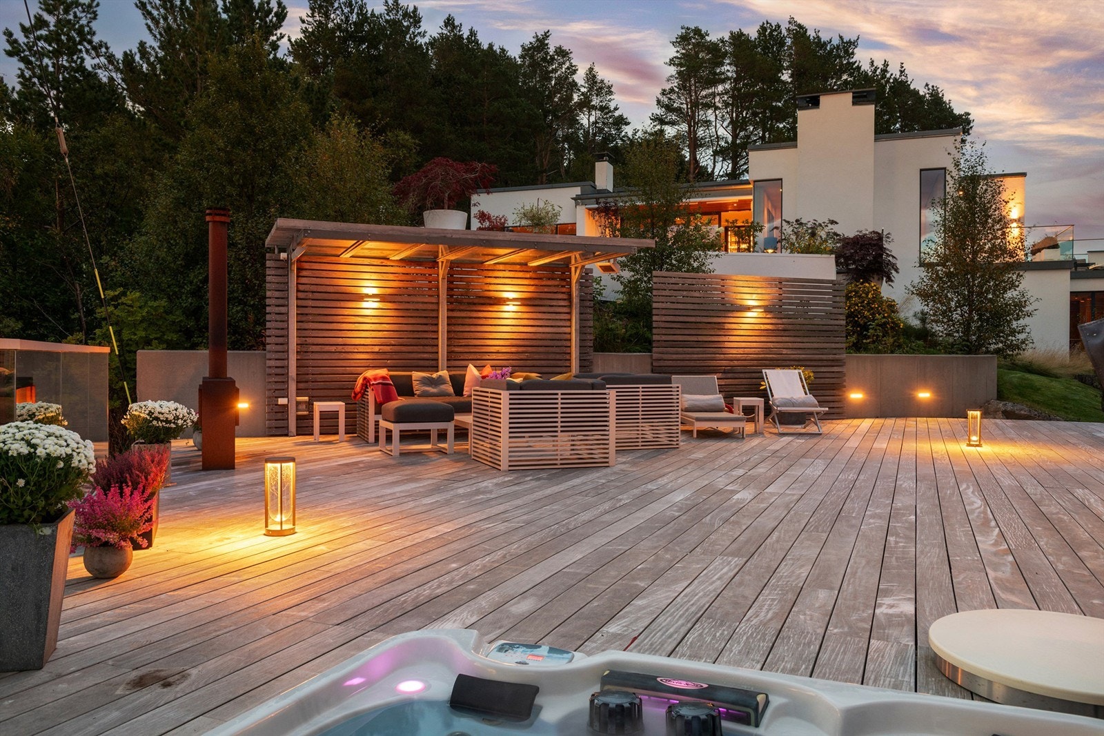 Stemningsbilde fra terrassen Galleribilde