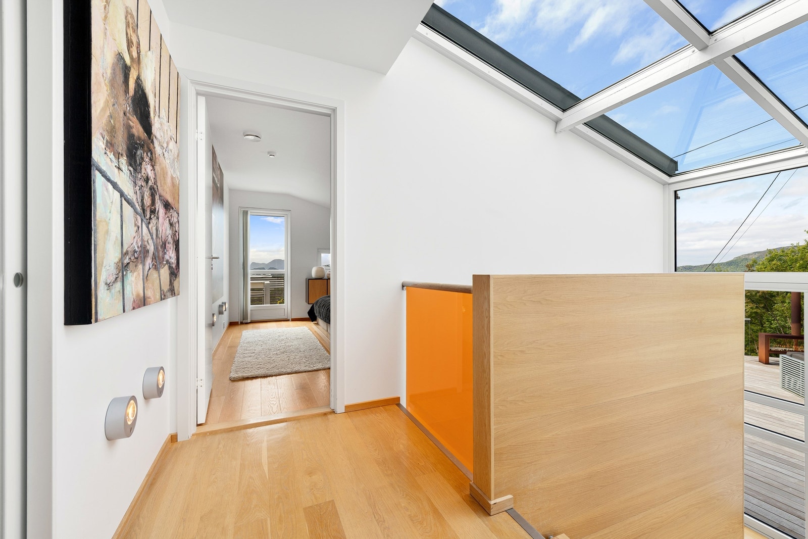 Fra gang/trapperom mot hovedsoverom Galleribilde