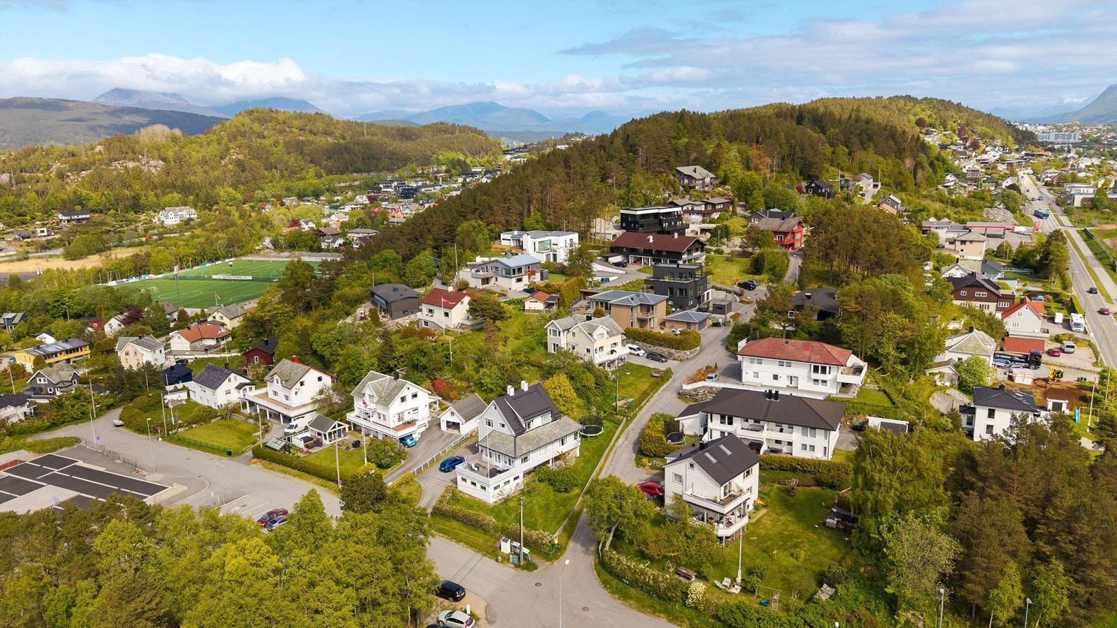 Dronebilde Galleribilde