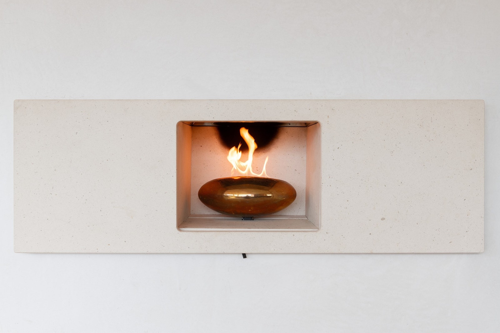 Åpen gasspeis på stuen Galleribilde