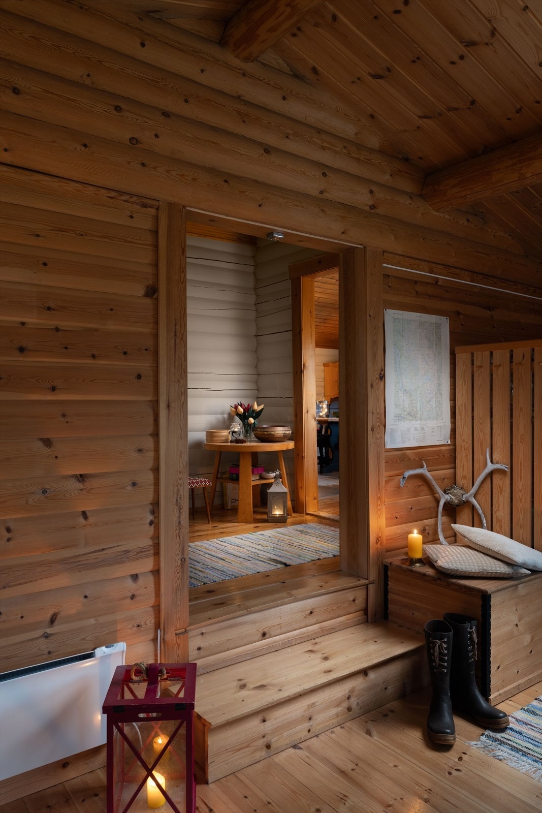 Hytta er opprinnelig oppført i 1969 med tilbygg fra 1995/1996. Galleribilde