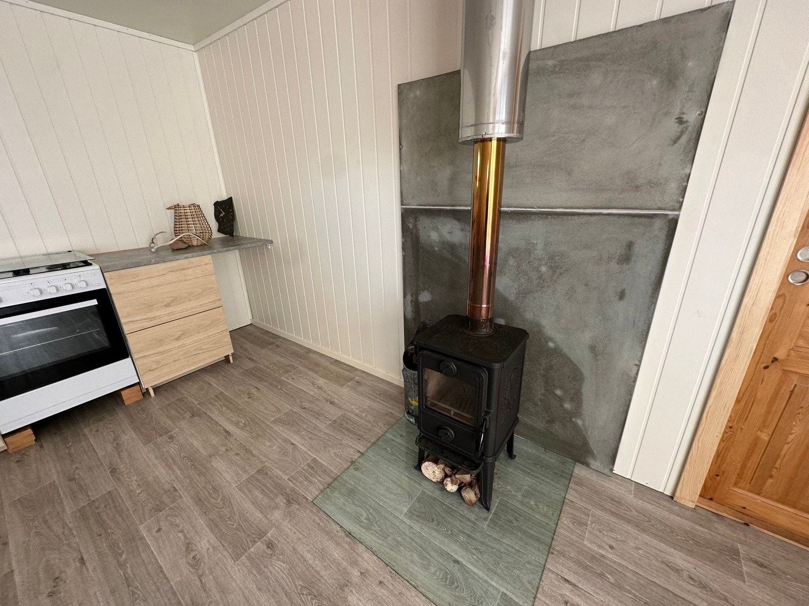 Vedfyring Galleribilde