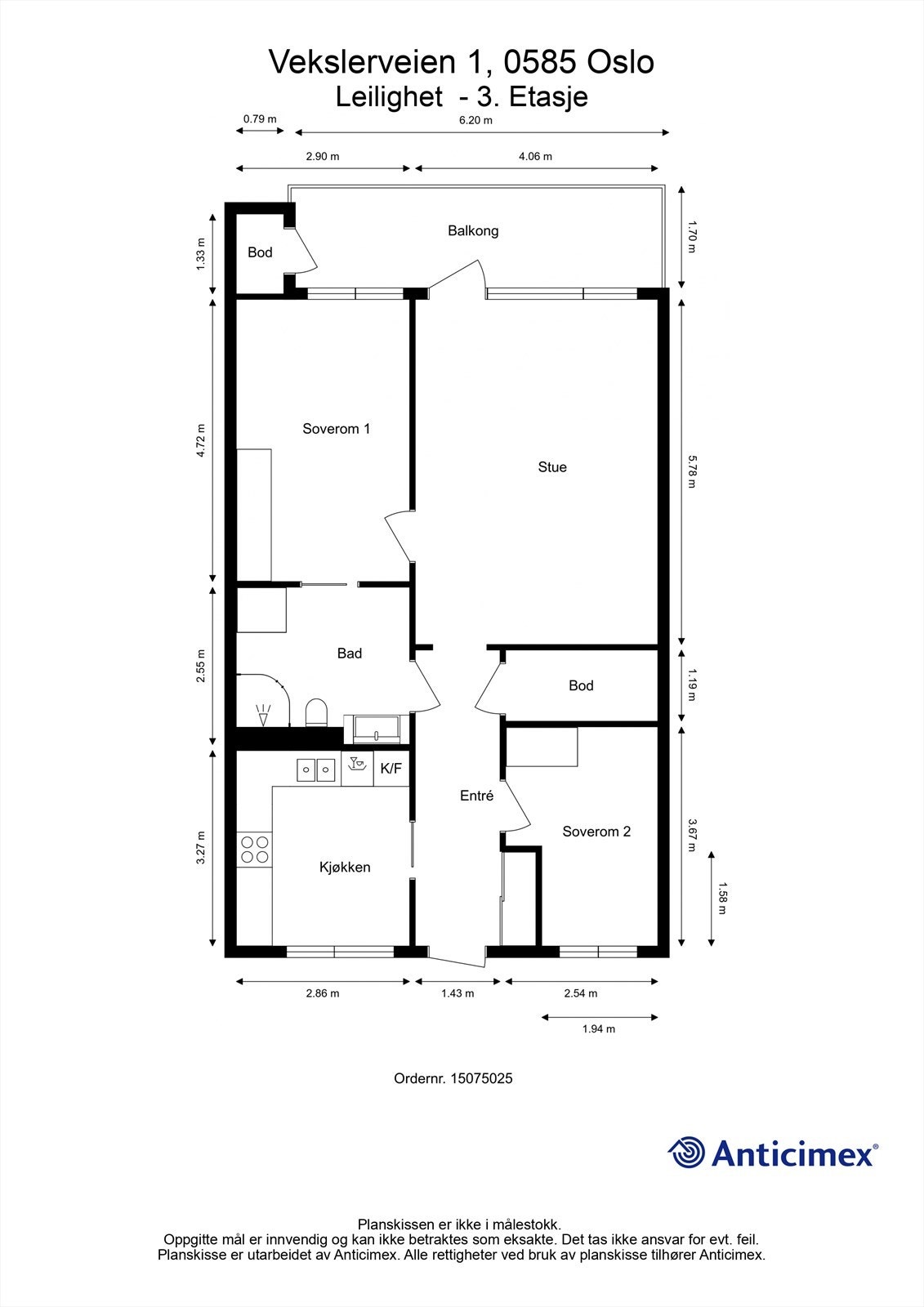 Plantegning Galleribilde