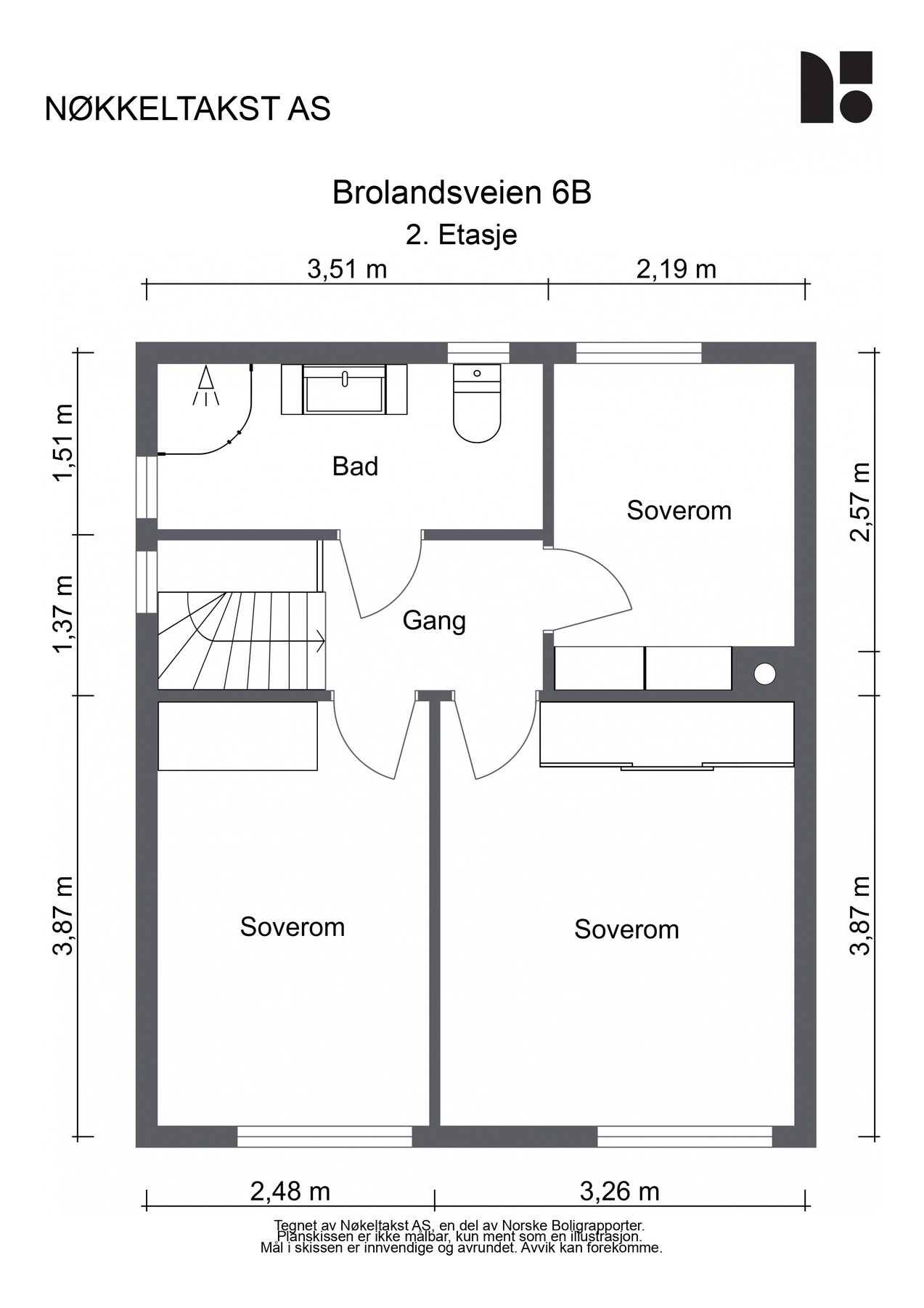 Plantegning - 2.etasje Galleribilde