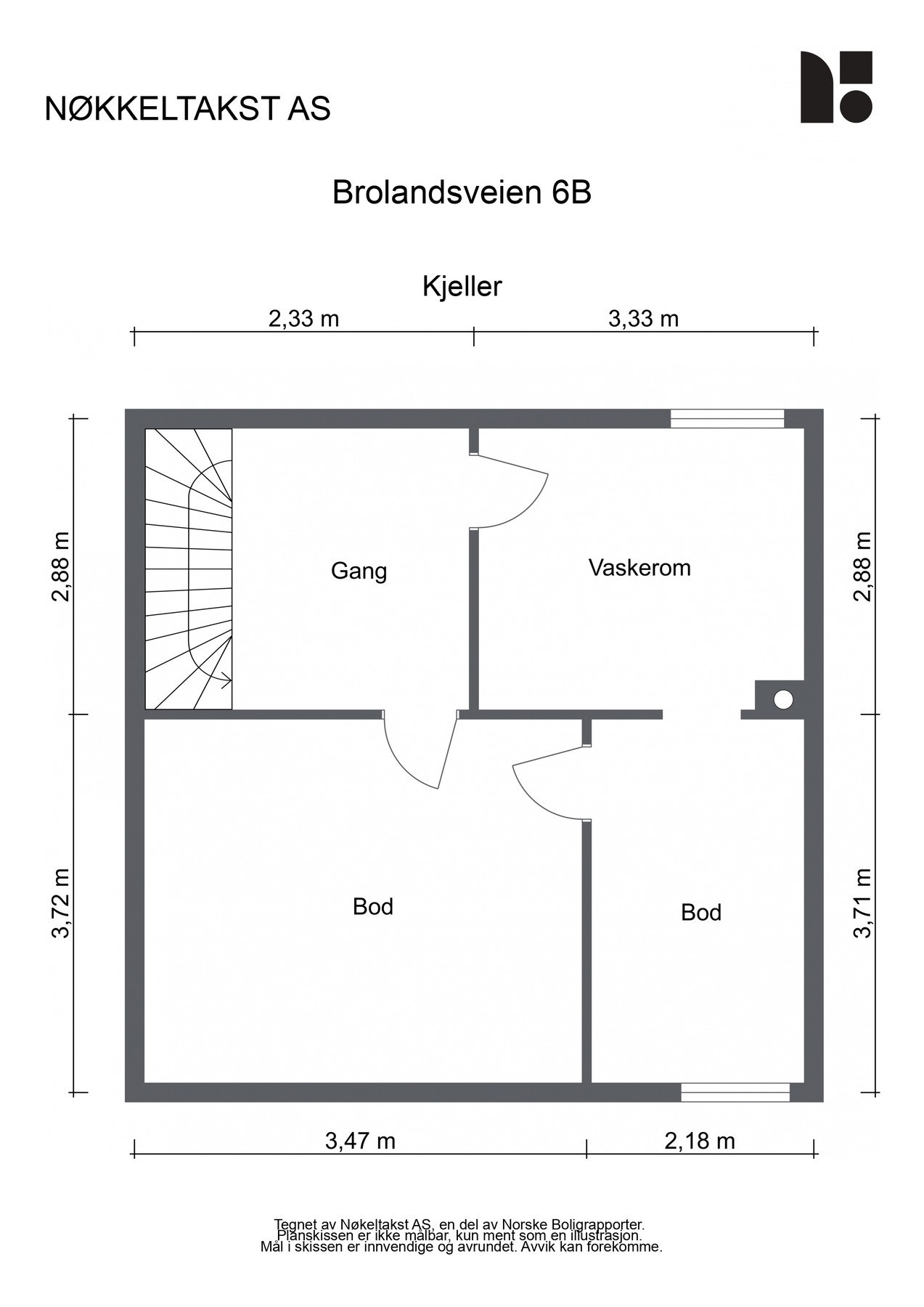 Plantegning - Kjeller Galleribilde
