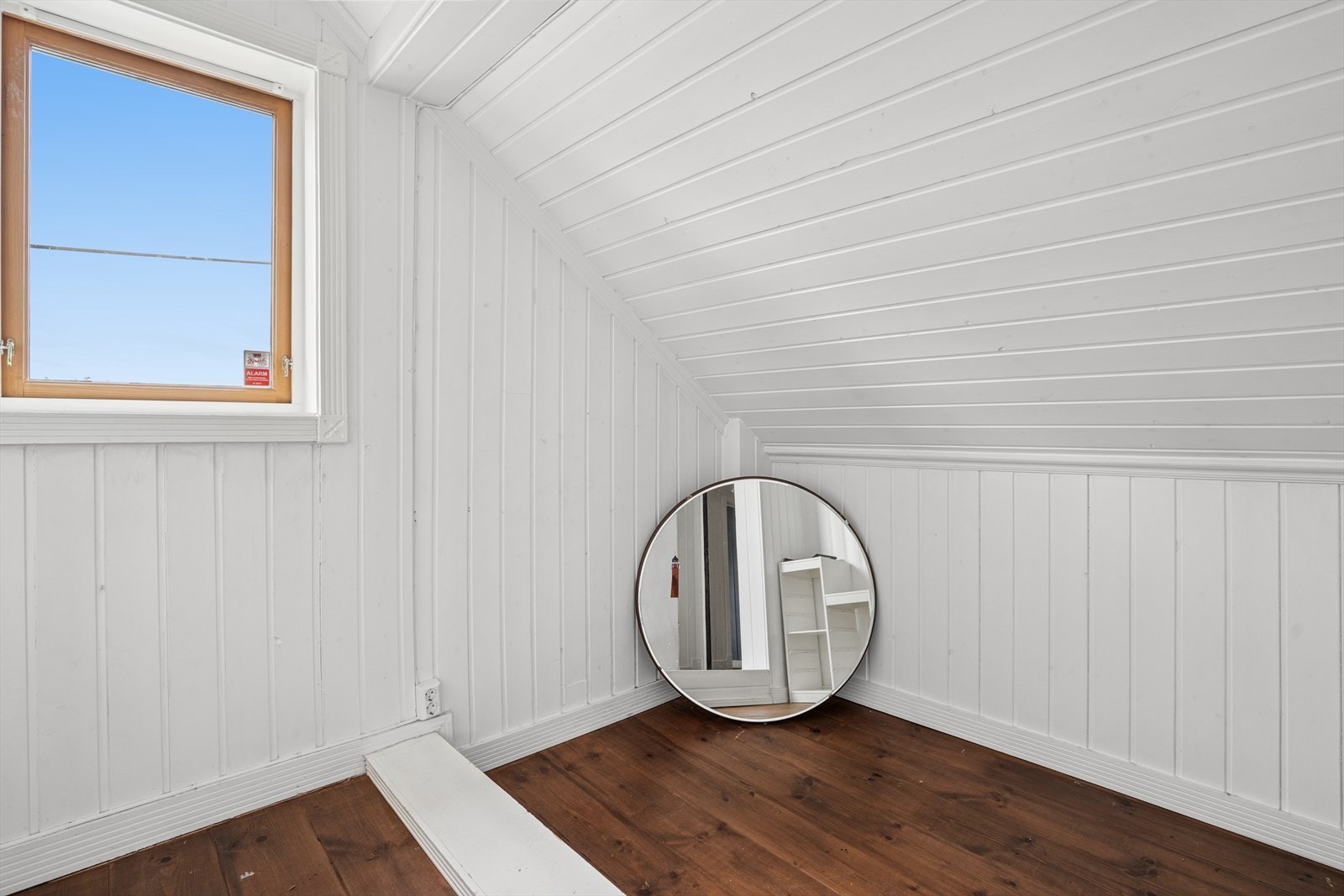 Soverom 4 som pt. ikke er innredet. Galleribilde