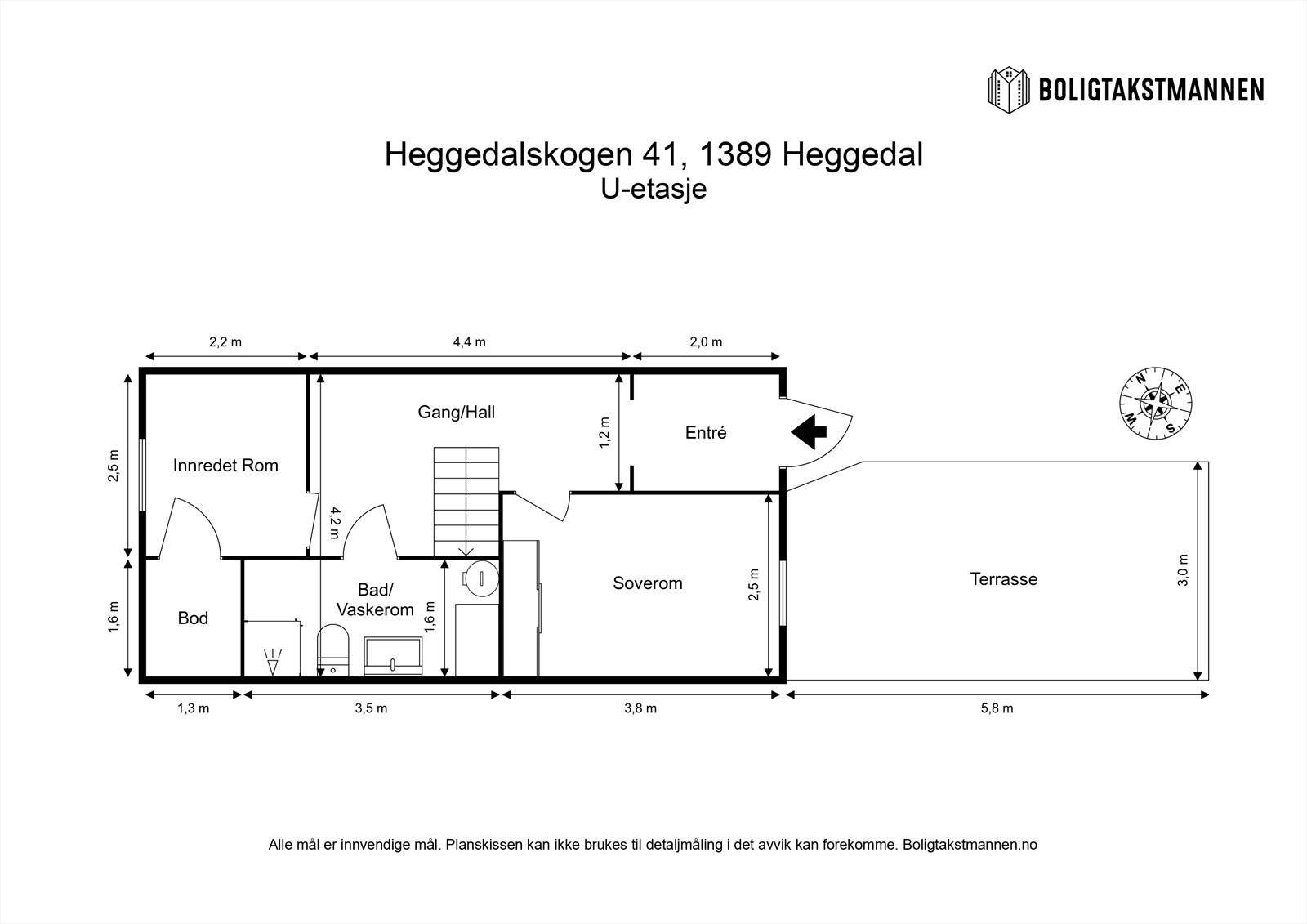 Plantegning underetasje. Galleribilde