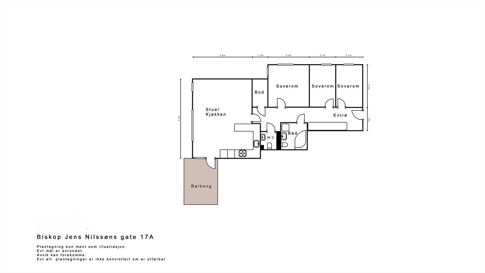 Plantegning. Galleribilde
