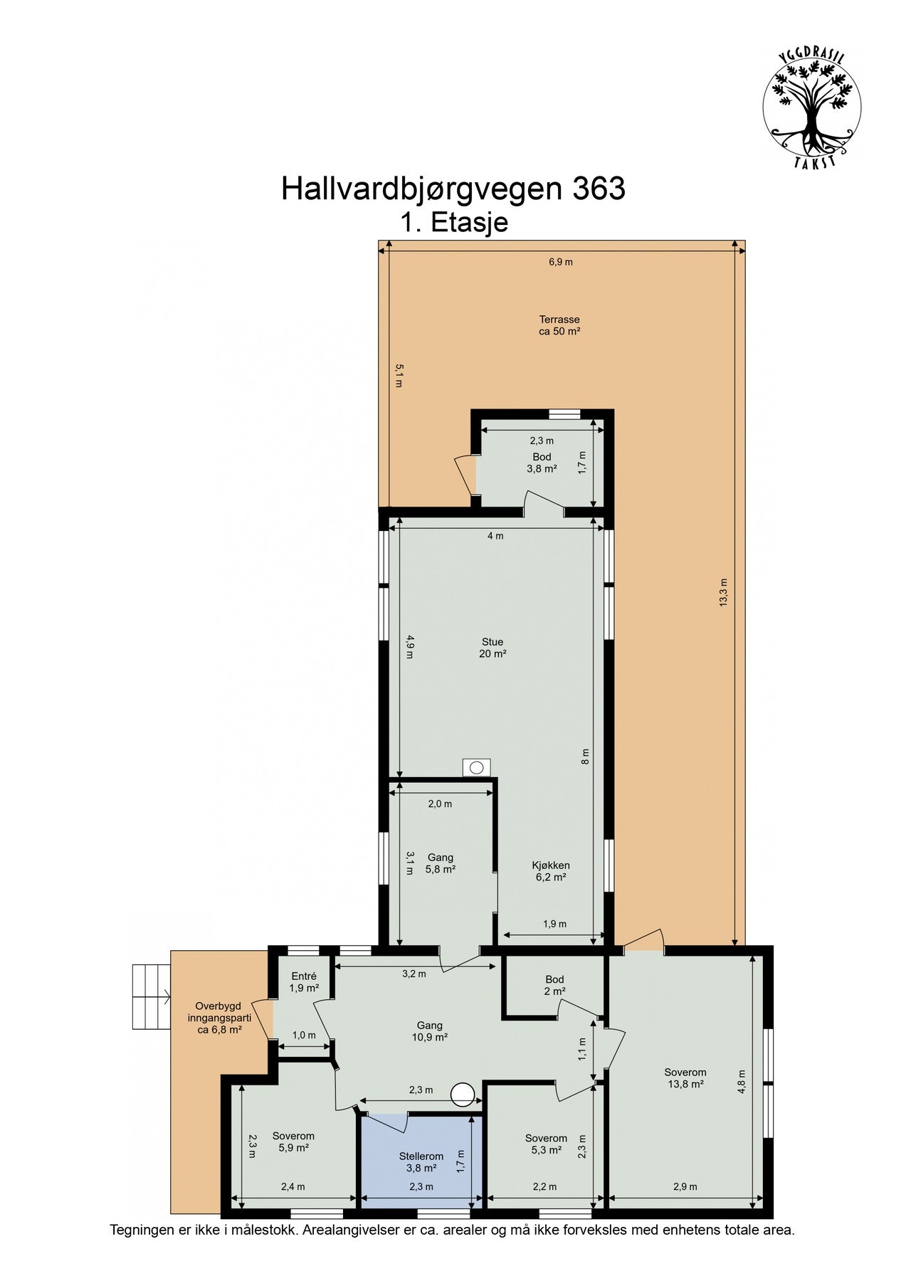 Plantegning. Galleribilde