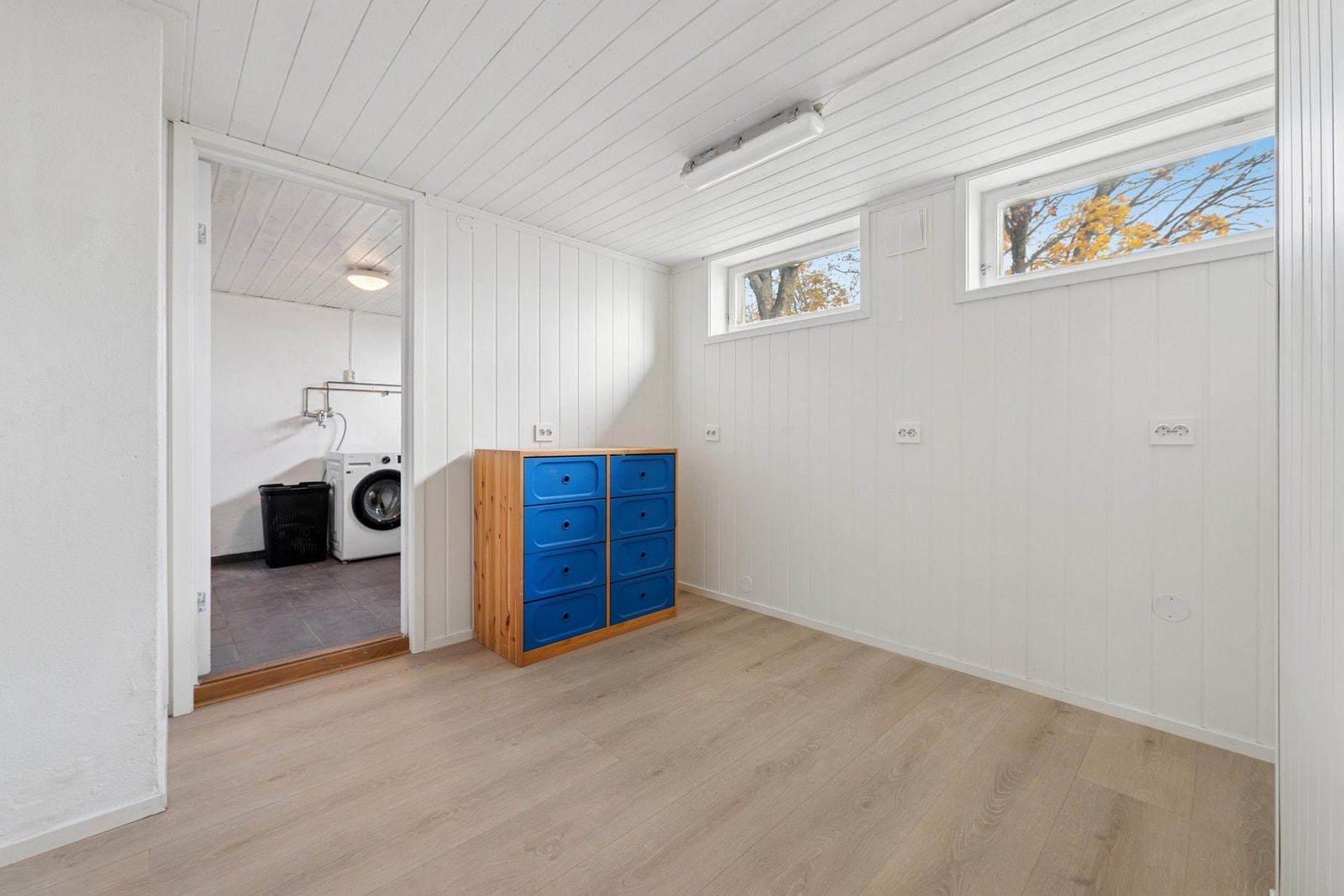 Generøs gang for fleksible innredningsmuligheter. Galleribilde