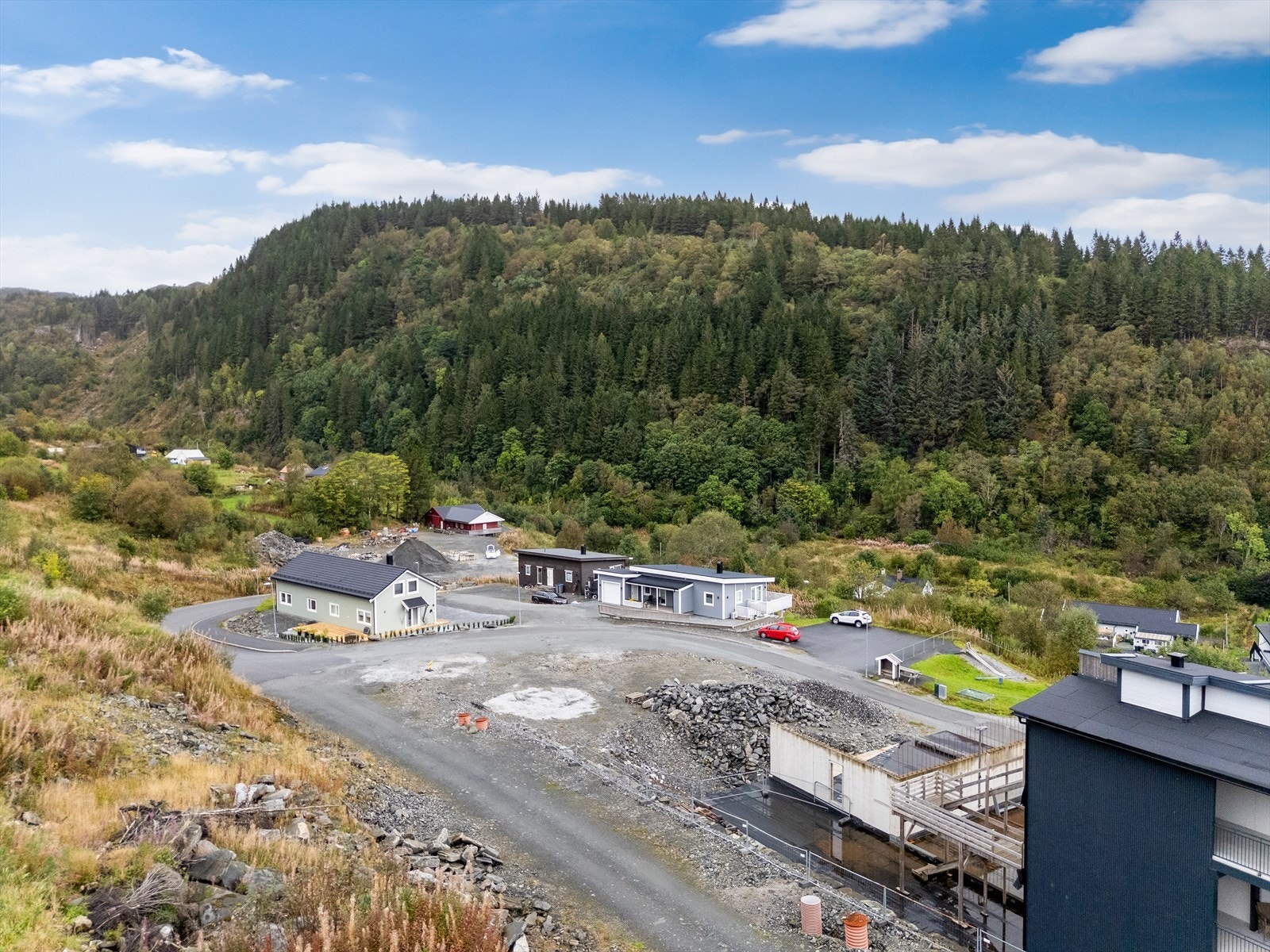 Parkeringskjelleren er ferdig og det er klart for å bygge oppå Galleribilde