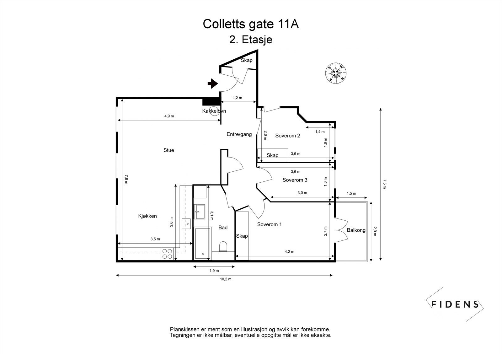 Plantegning. Galleribilde