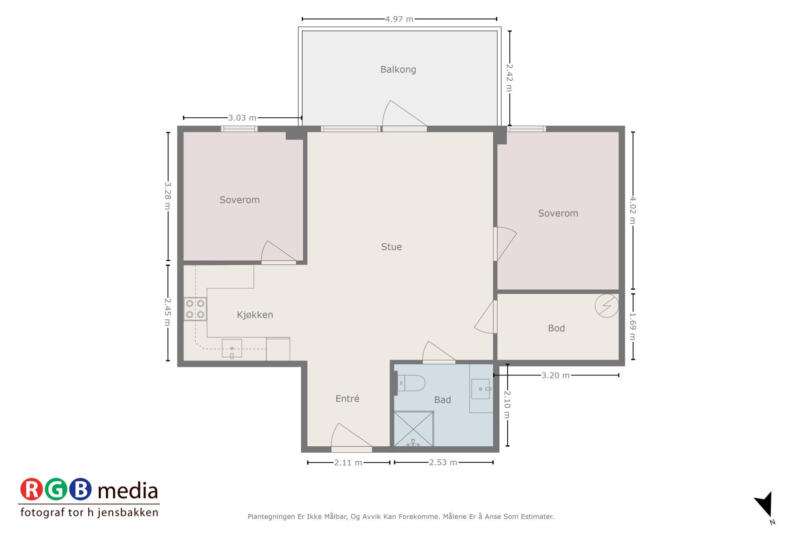 Plantegning Galleribilde