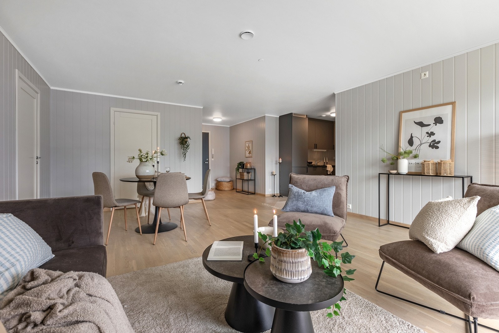 Leiligheten har vannbåren gulvvarme Galleribilde