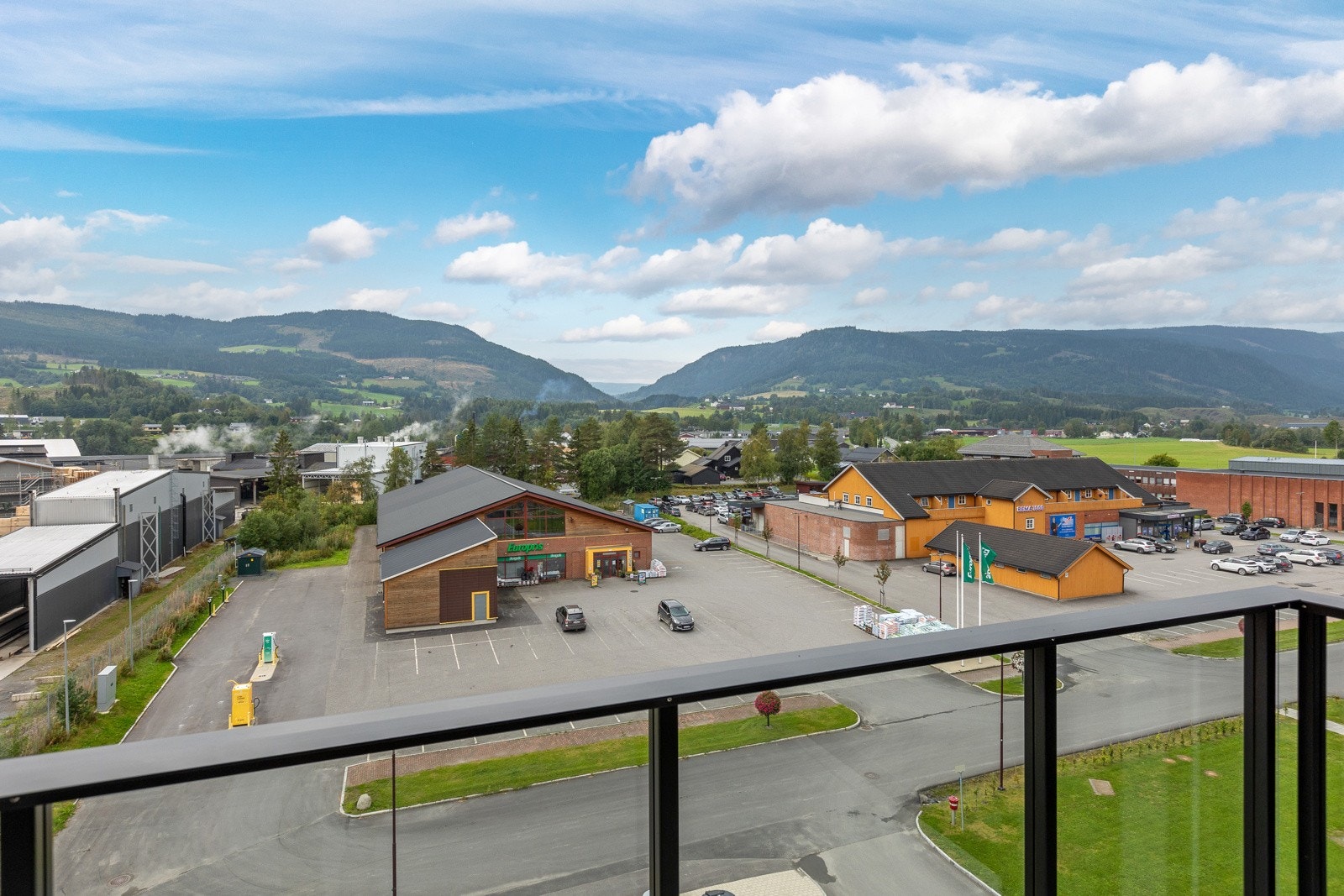 Flott utsikt og gode solforhold Galleribilde