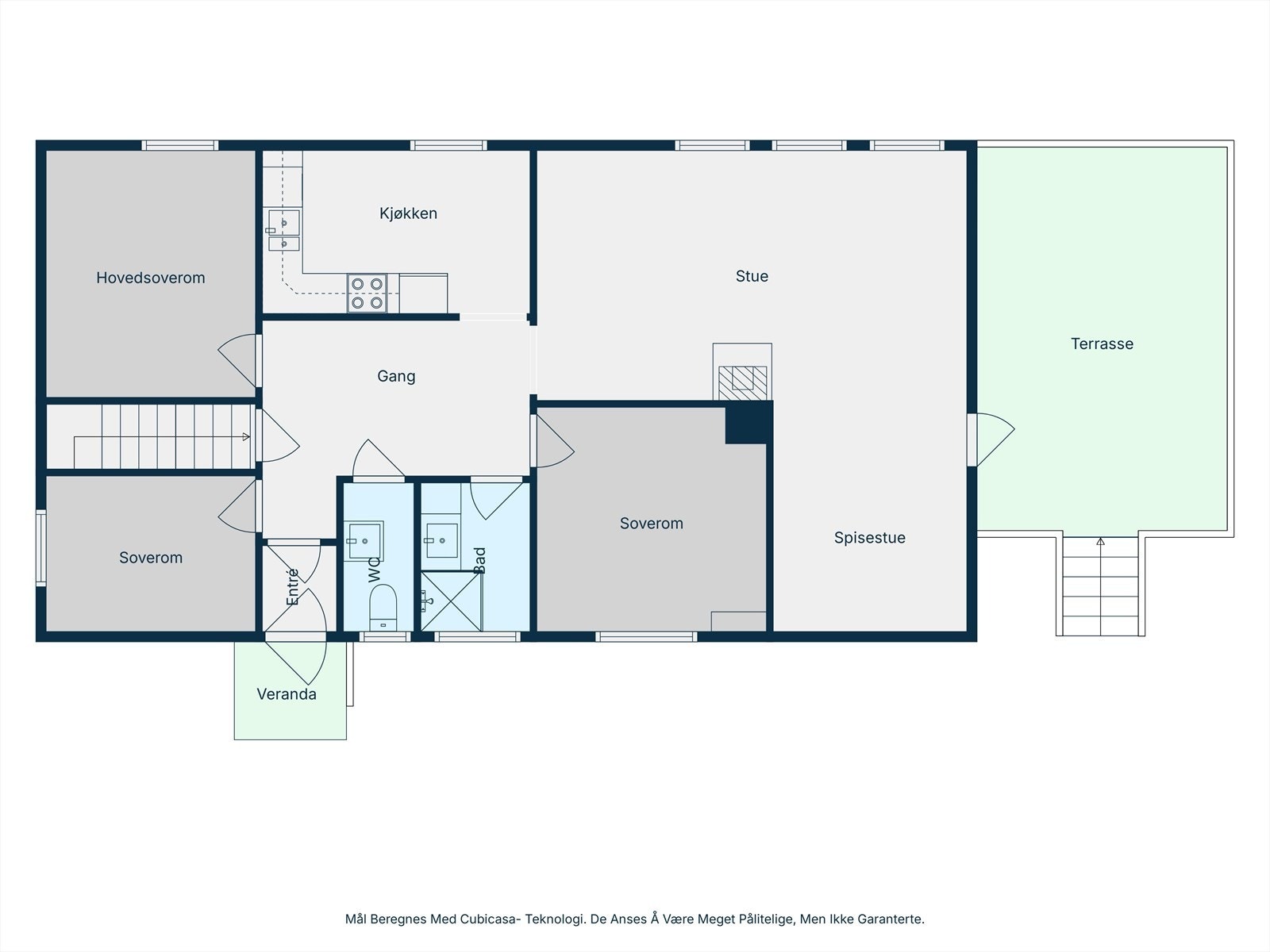Plantegning - 1. etasje Galleribilde