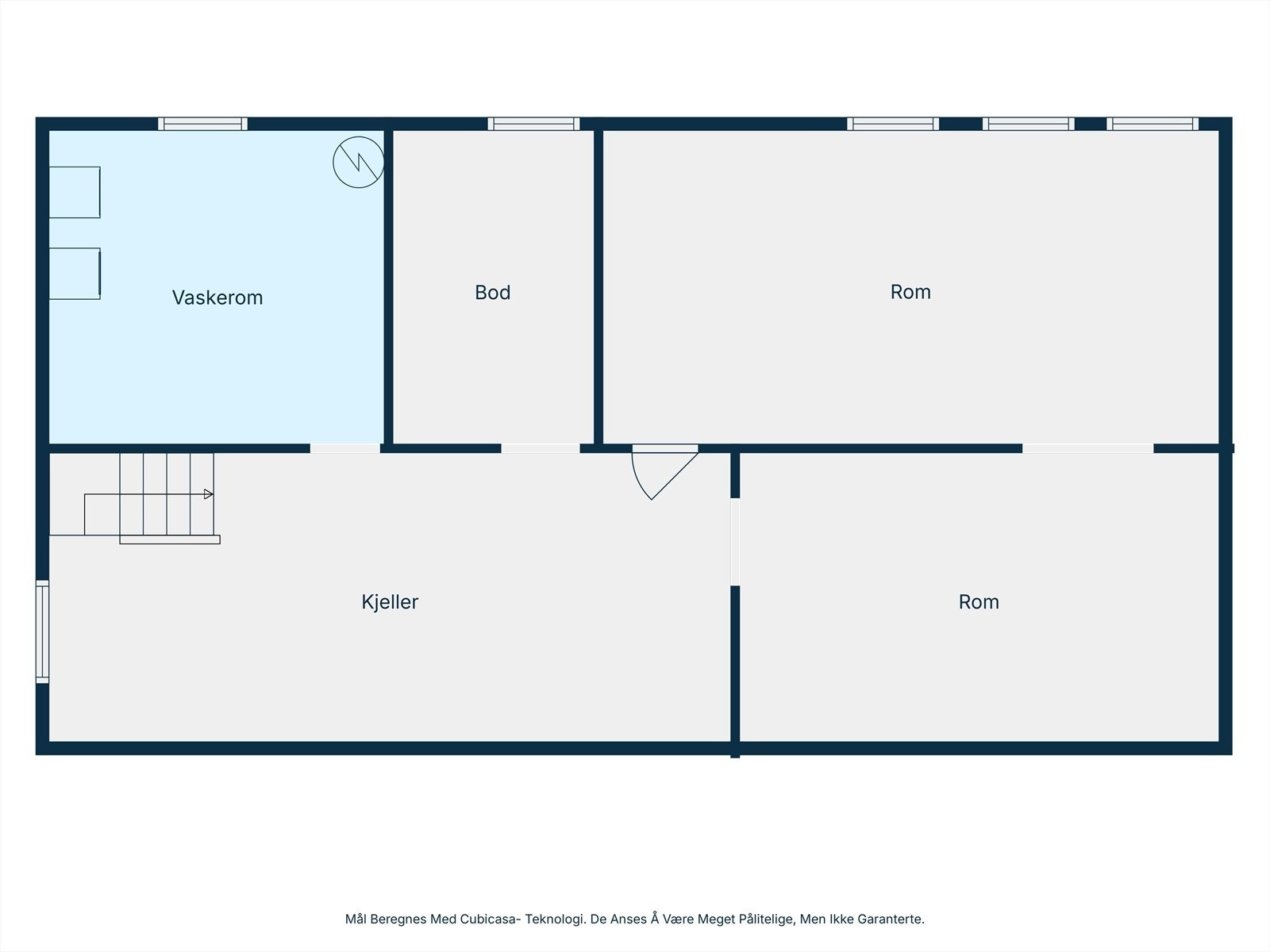 Plantegning - Underetasje Galleribilde