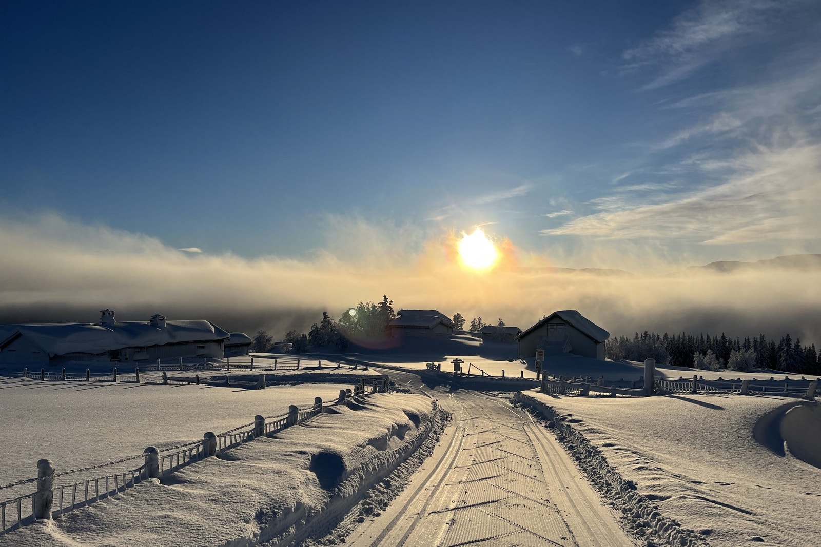 Skiløyper på Svinslåa Galleribilde