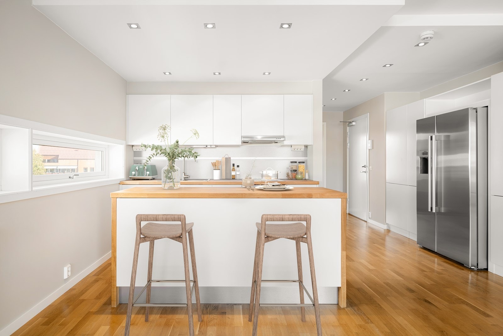 (AI-stylet bilde - illustrerer hvordan rommet kan innredes) Galleribilde