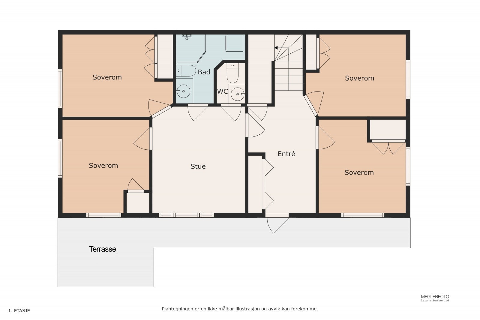 Plantegning underetasje. Galleribilde