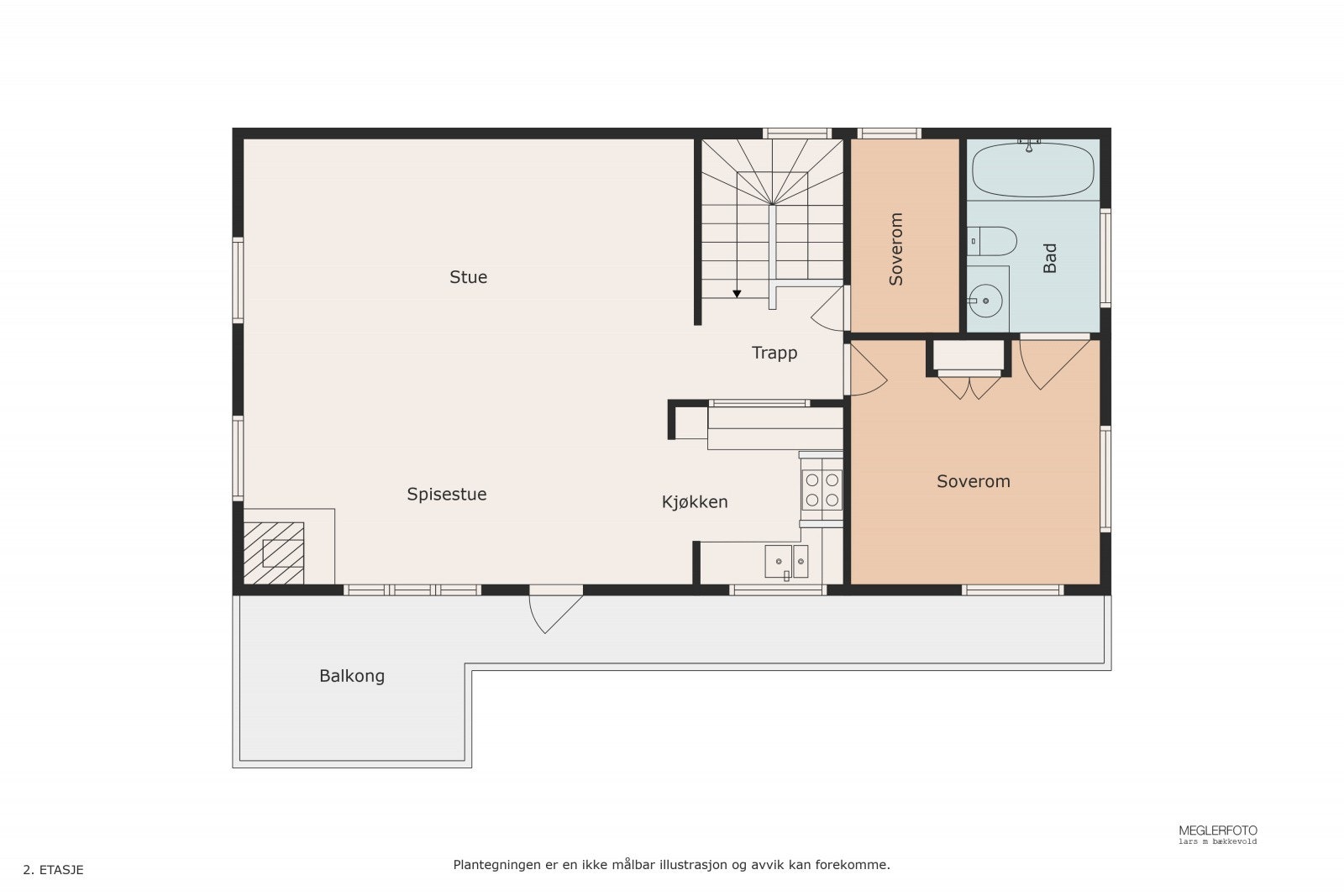 Plantegning 1. etasje/hovedetasje. Galleribilde