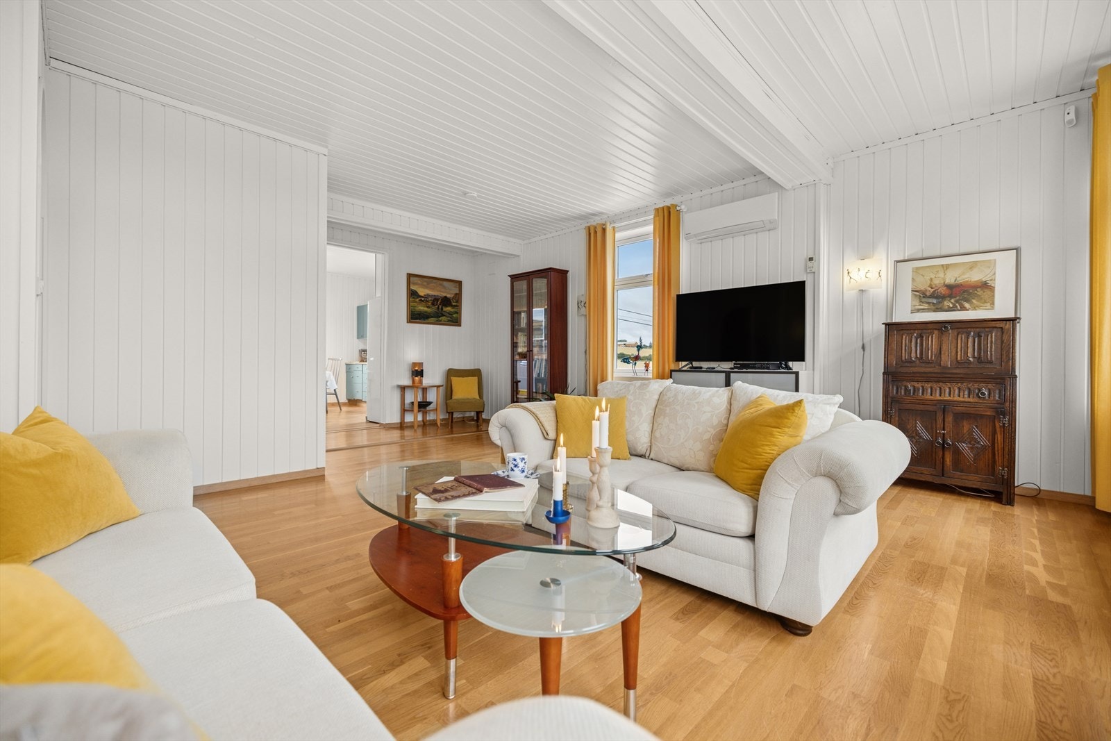 Varmepumpen sørger for en jevn og god varme. Galleribilde