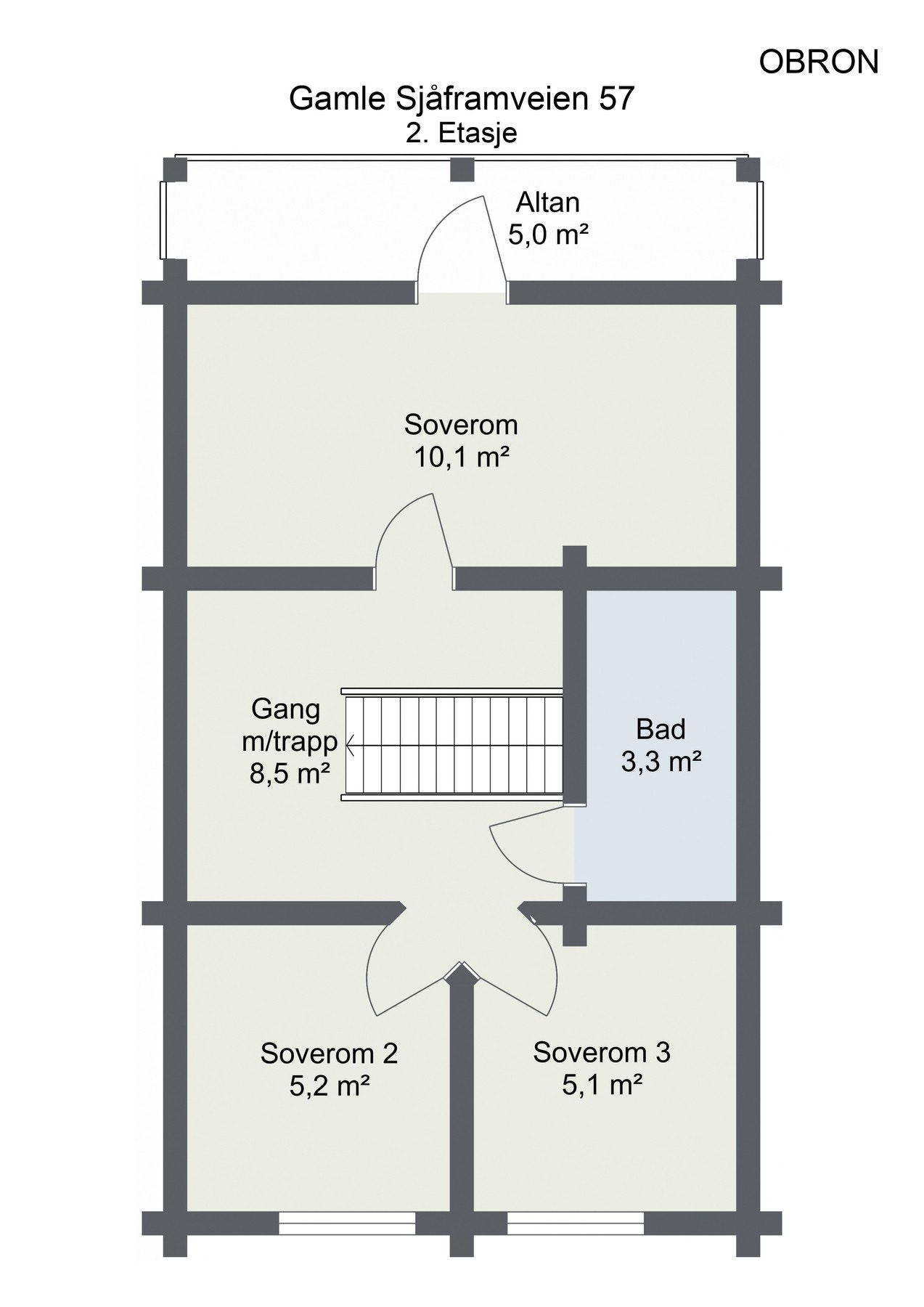Plantegning 2. etasje. Galleribilde