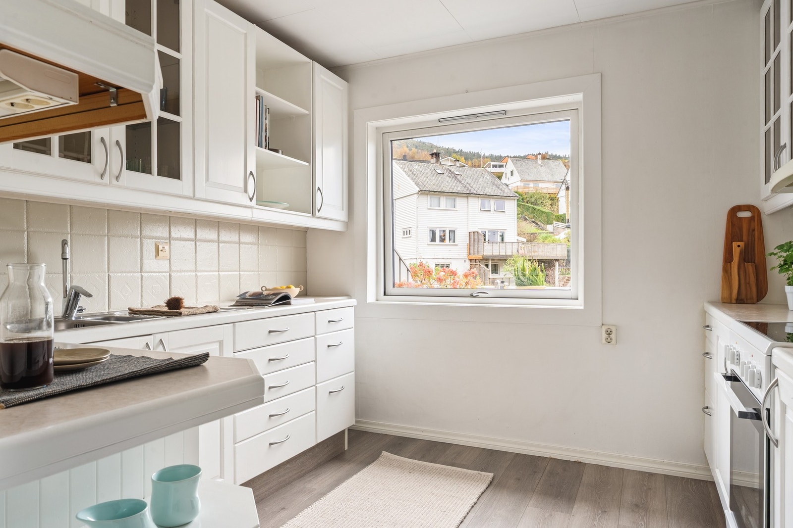 Leiligheten har separat kjøkken på 8,4 m². Galleribilde