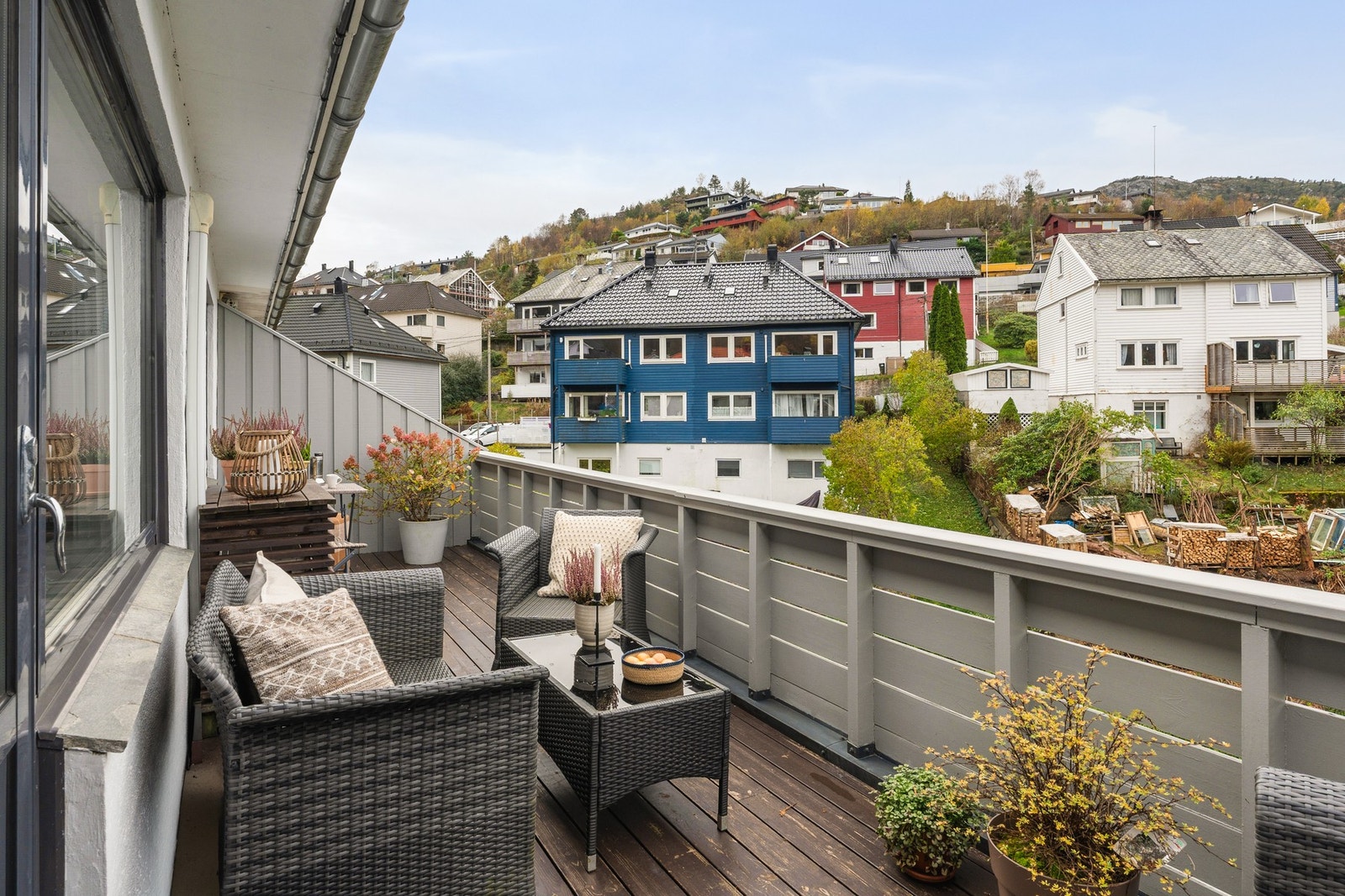 Herlig terrasse på 15,2 m². Galleribilde