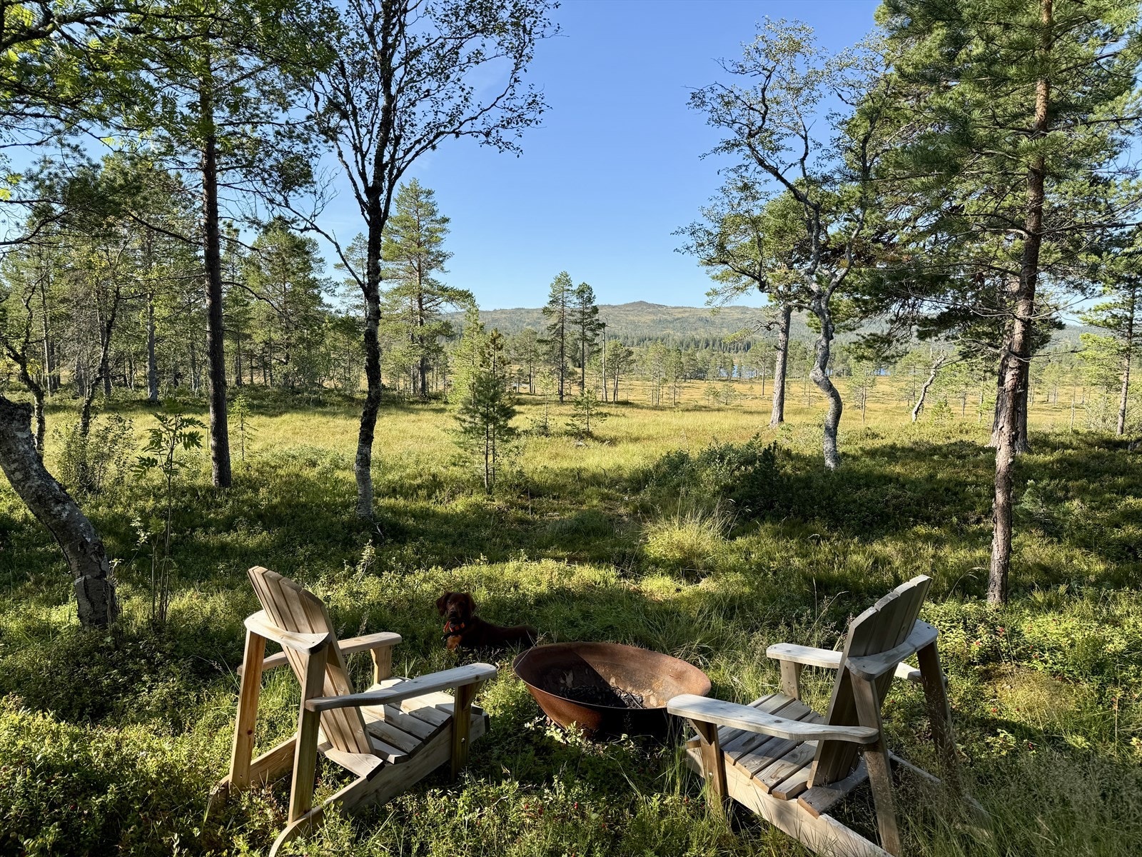 Utsikt mot Hystadtjønna, Ravlvola i det fjerne. Galleribilde