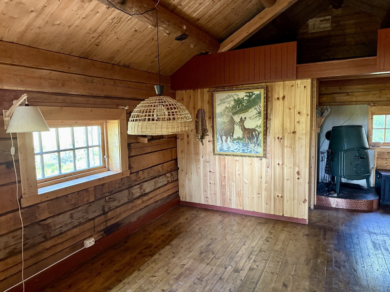 Stue. Sovealkove bak vegg Galleribilde