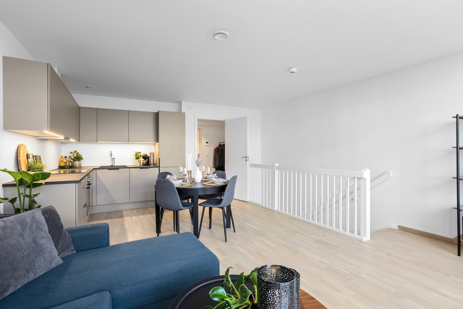 Planløsningen er meget effektiv og sørger for en god flyt og åpne, store rom. Galleribilde