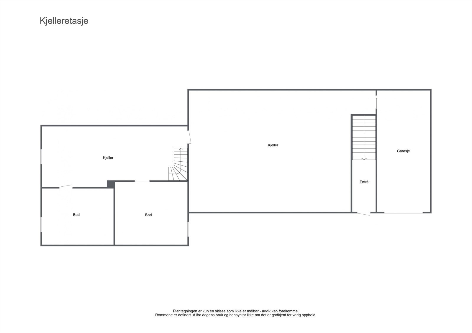 Plantegning U etg. Galleribilde