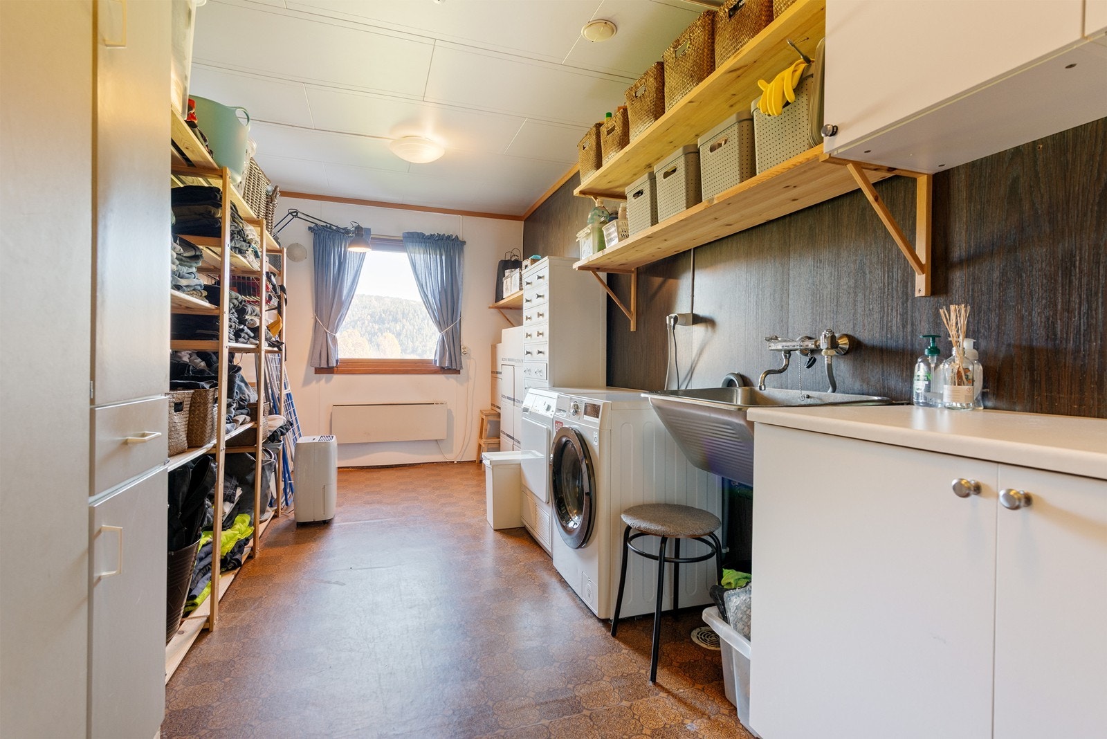 Praktisk vaskerom. Galleribilde