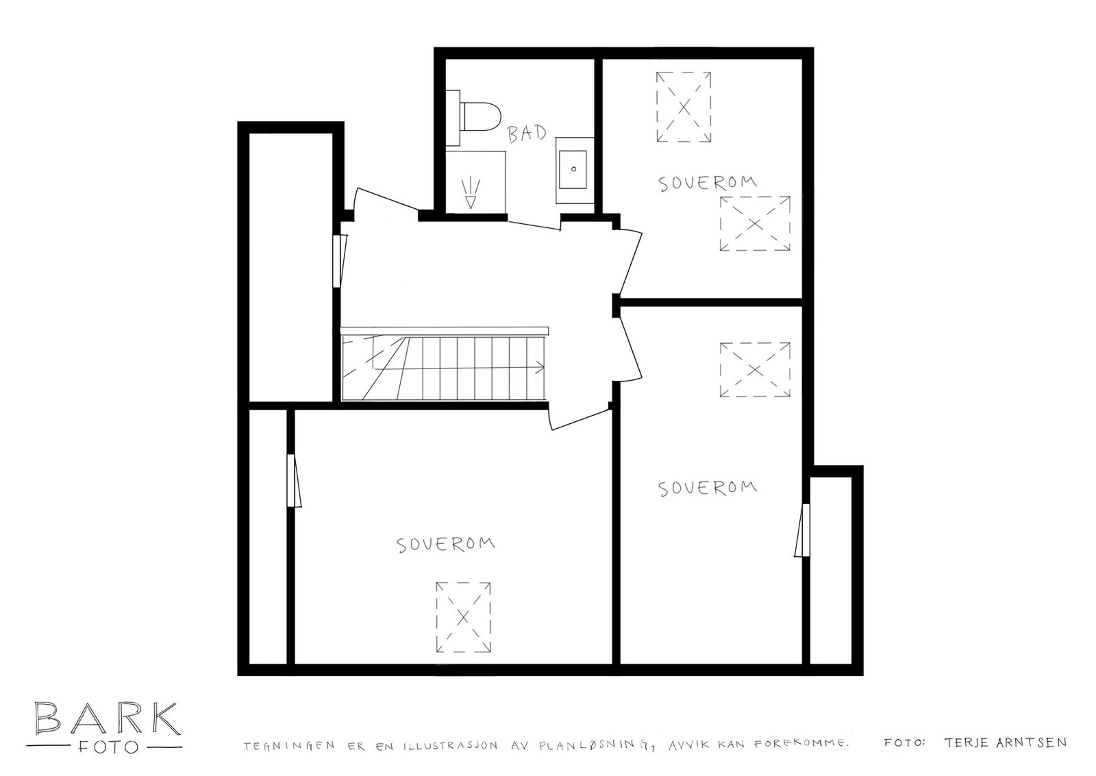 Plantegning - 4. etasje Galleribilde