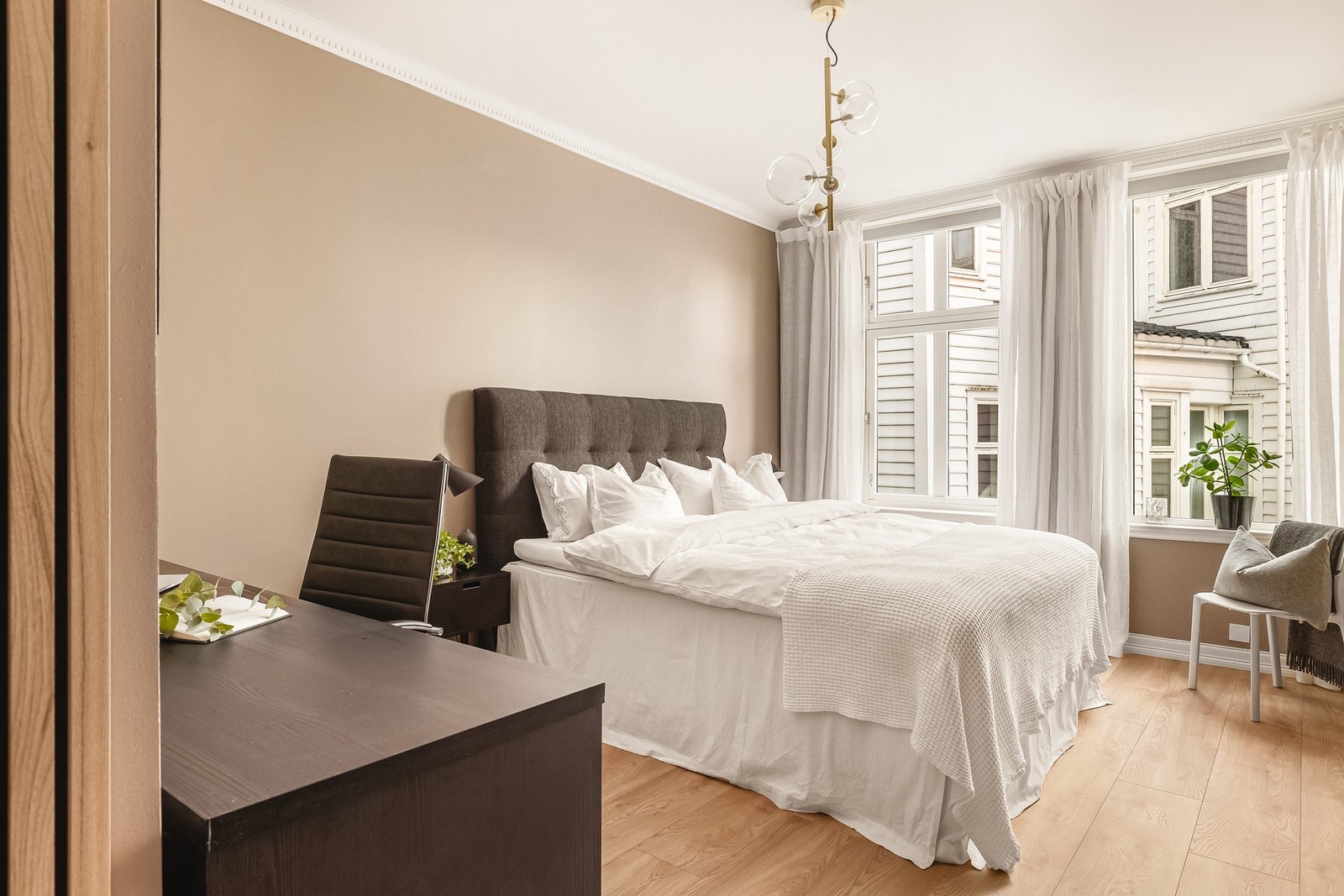 Hovedsoverommet måler hele 18,2 kvadratmeter Galleribilde