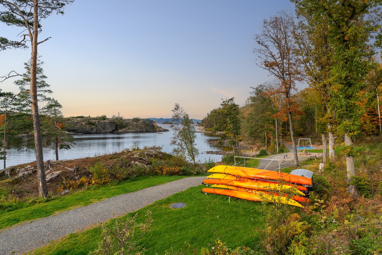 Kajakker tilgjengelig i sameiet Galleribilde