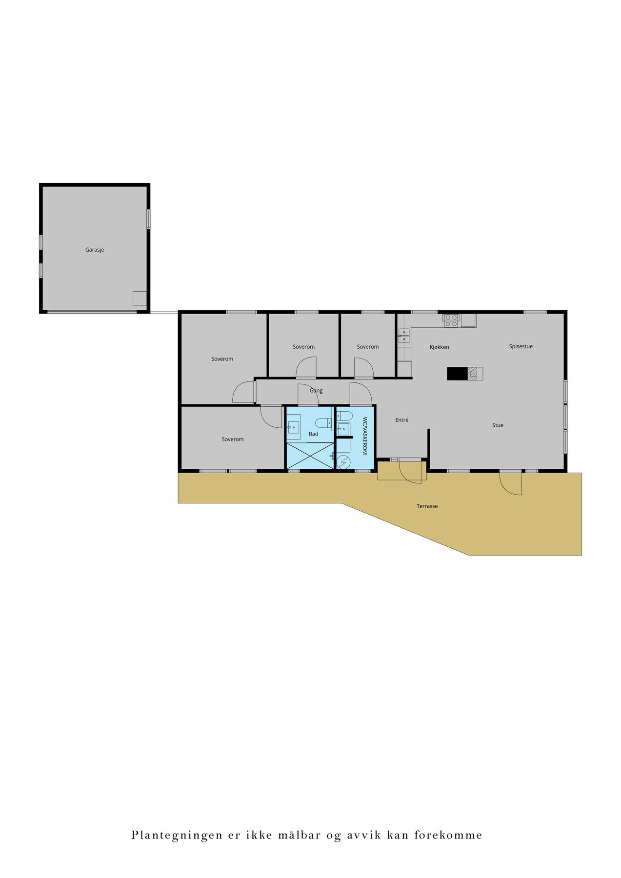 Veiledende plantegning. Galleribilde