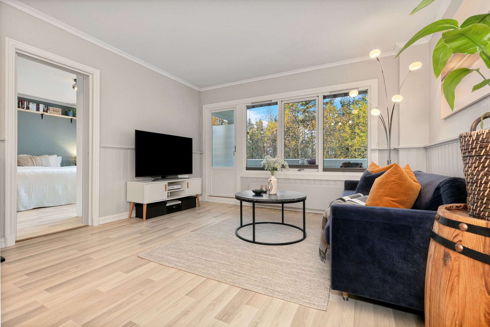 Fra stuen har du utgang til en balkong på 12m². Galleribilde