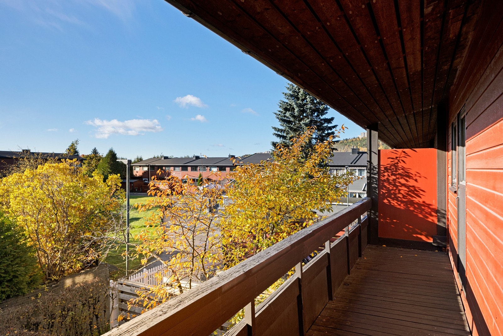 Pent utsyn fra terrassen Galleribilde