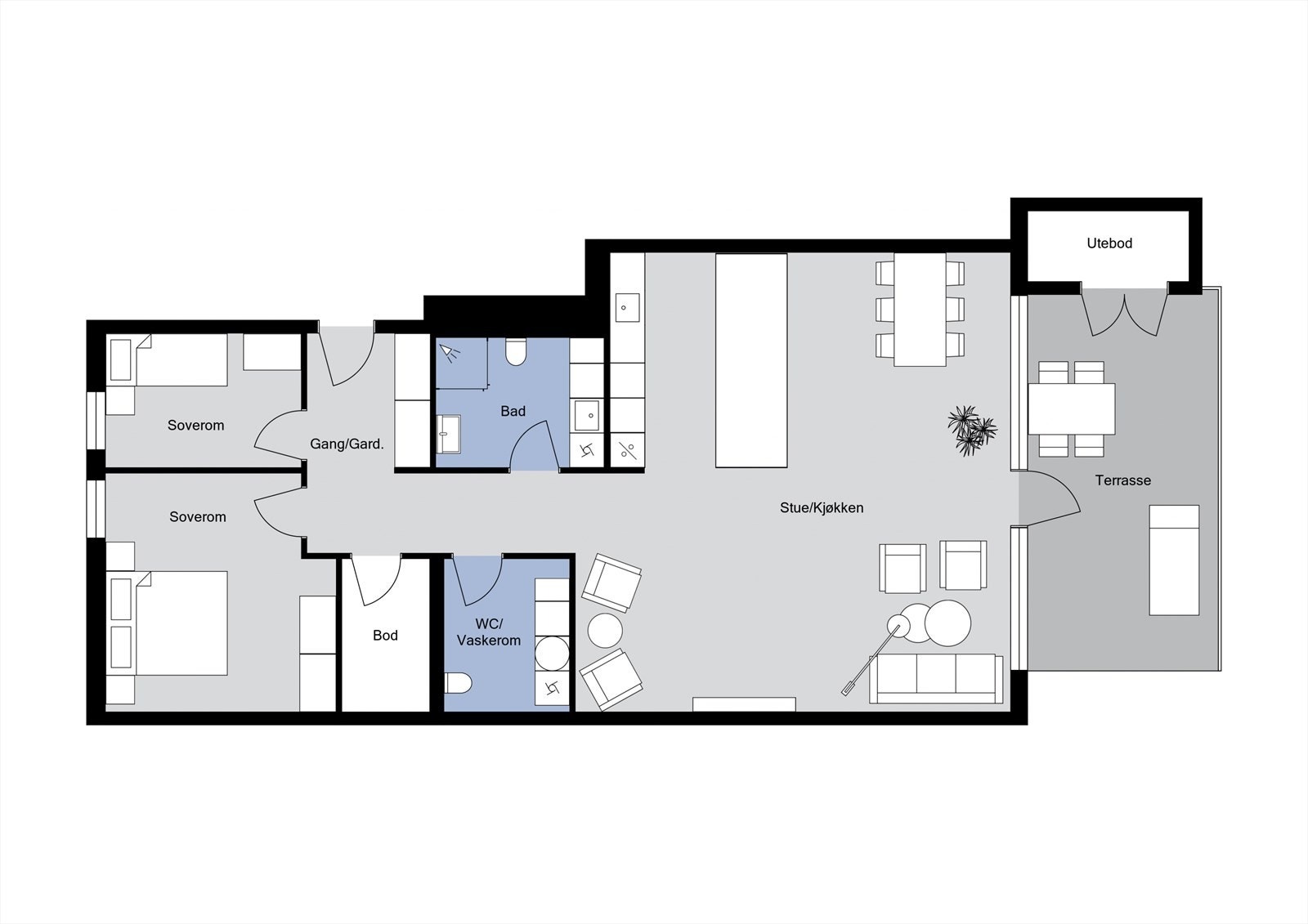 Plantegning - 2. etasje Galleribilde