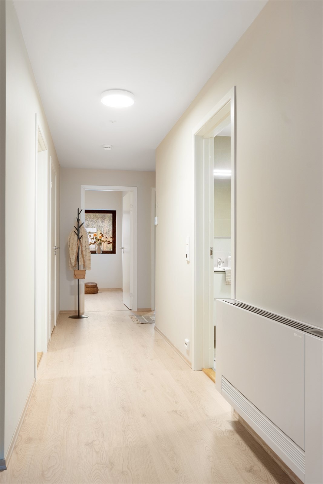 Viftekonvektor - oppvarming via luft-vann varmepumpe Galleribilde