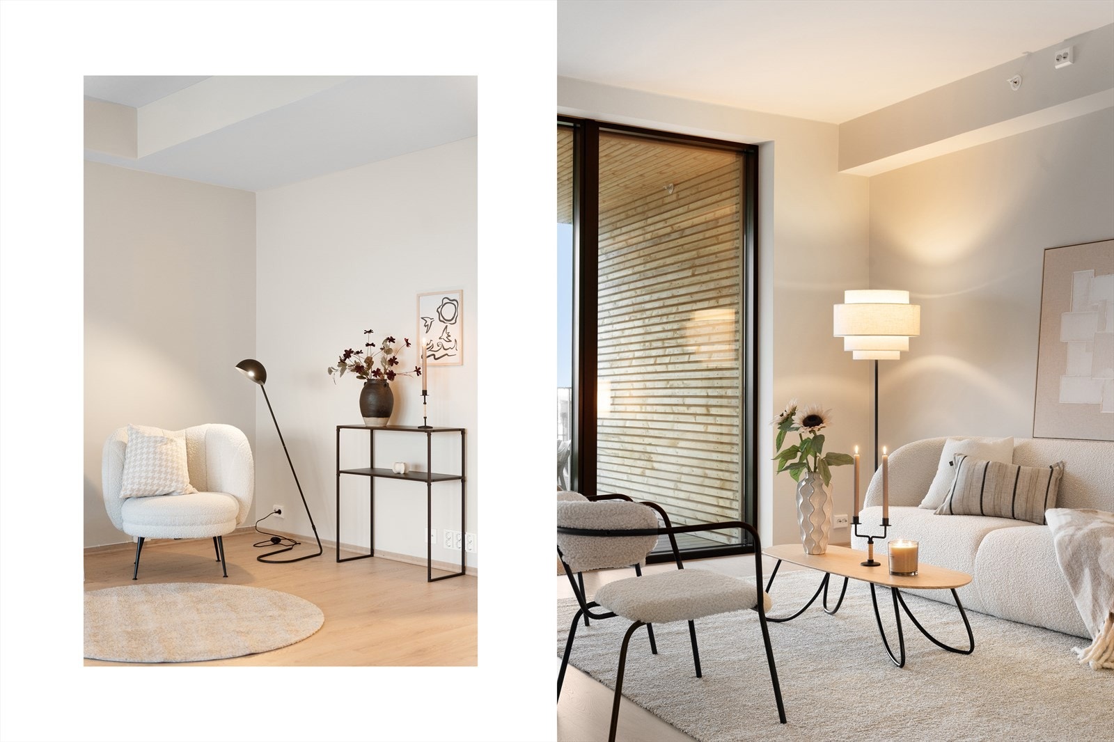 Gode møbleringsmuligheter med god plass til sofagruppe og stort spisebord Galleribilde