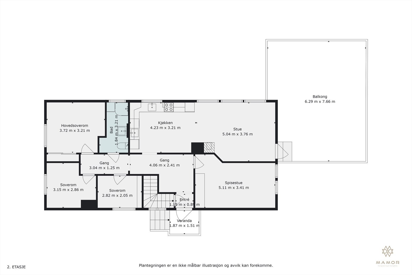 Plantegning Galleribilde
