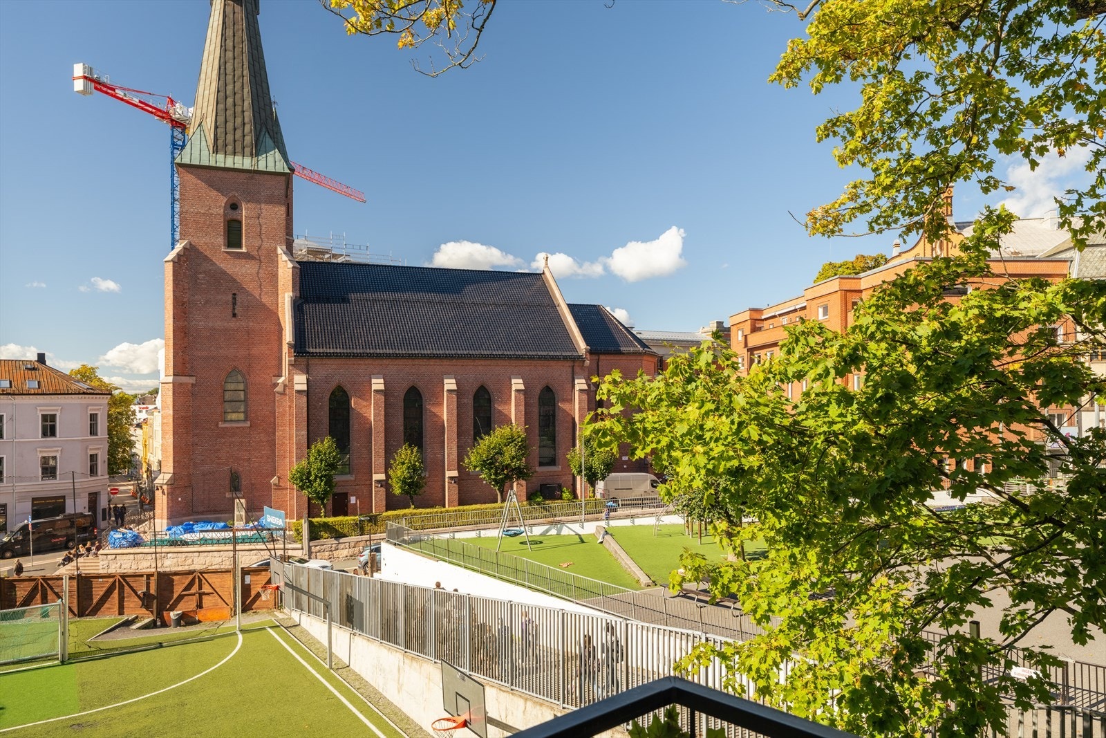 Fritt utsyn fra balkongen. Galleribilde