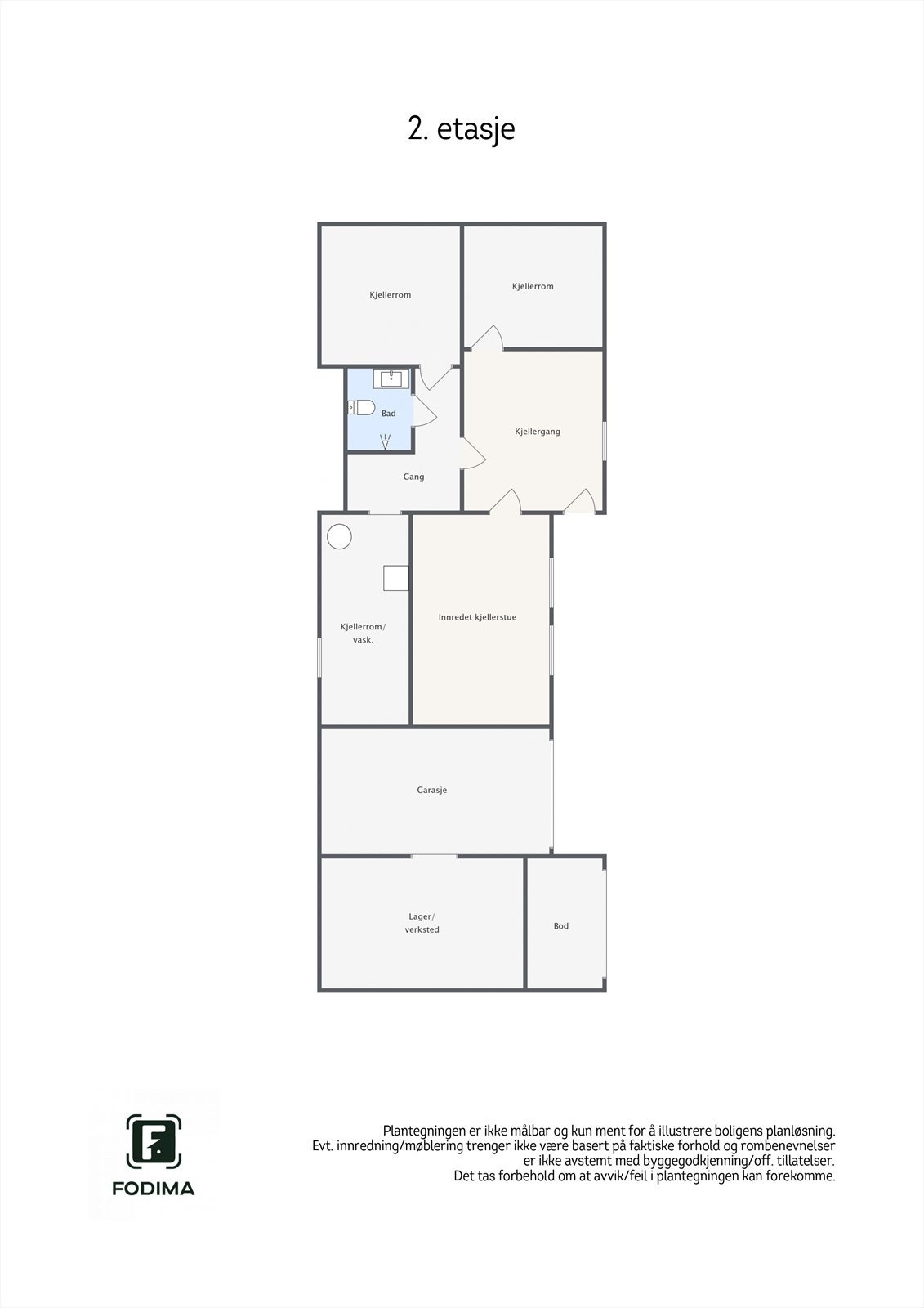 Plantegning Galleribilde